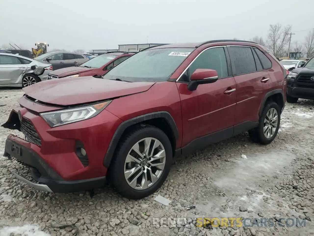 1 Photograph of a damaged car 2T3N1RFV6KW066979 TOYOTA RAV4 2019