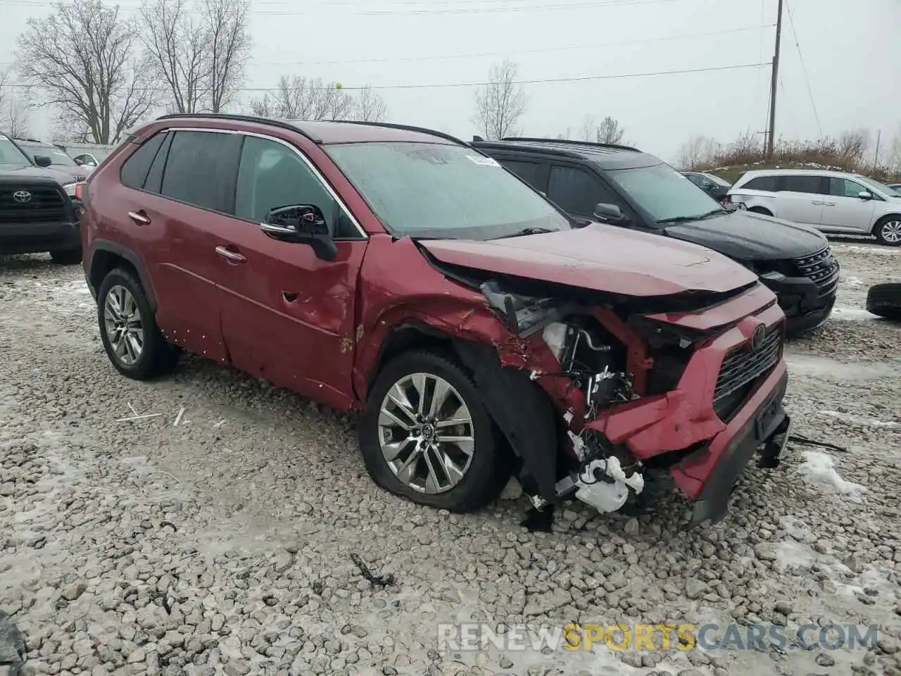 4 Photograph of a damaged car 2T3N1RFV6KW066979 TOYOTA RAV4 2019