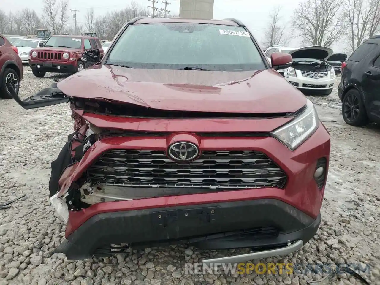 5 Photograph of a damaged car 2T3N1RFV6KW066979 TOYOTA RAV4 2019