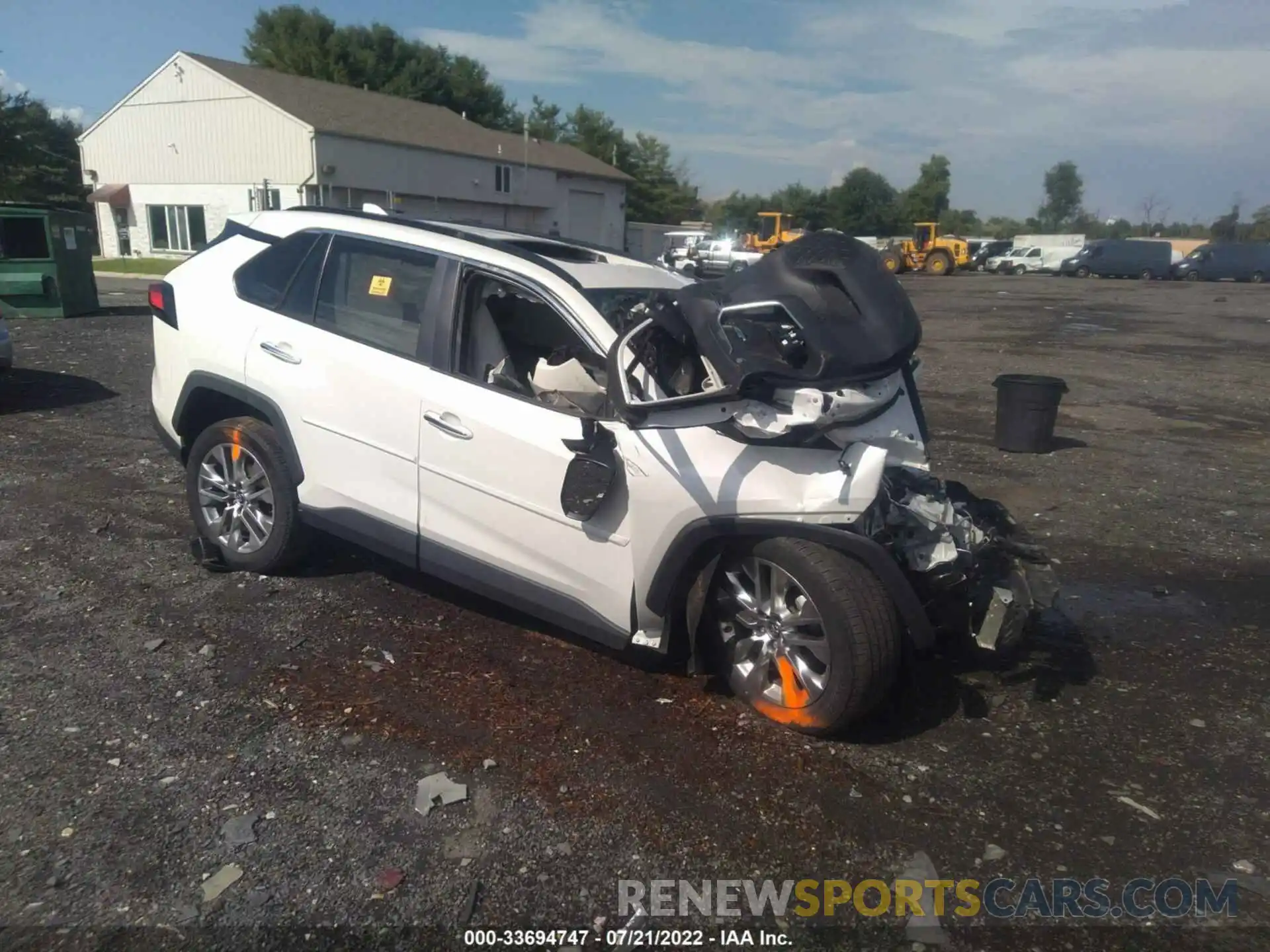 1 Photograph of a damaged car 2T3N1RFV7KC059587 TOYOTA RAV4 2019