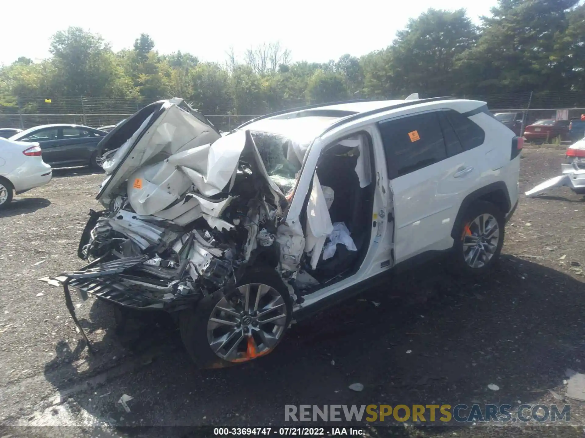 6 Photograph of a damaged car 2T3N1RFV7KC059587 TOYOTA RAV4 2019