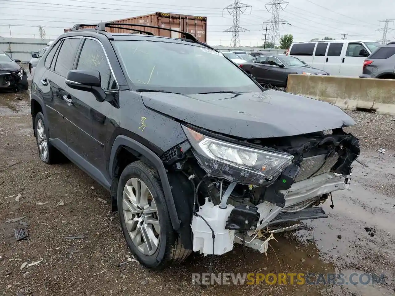 1 Photograph of a damaged car 2T3N1RFV7KW075075 TOYOTA RAV4 2019