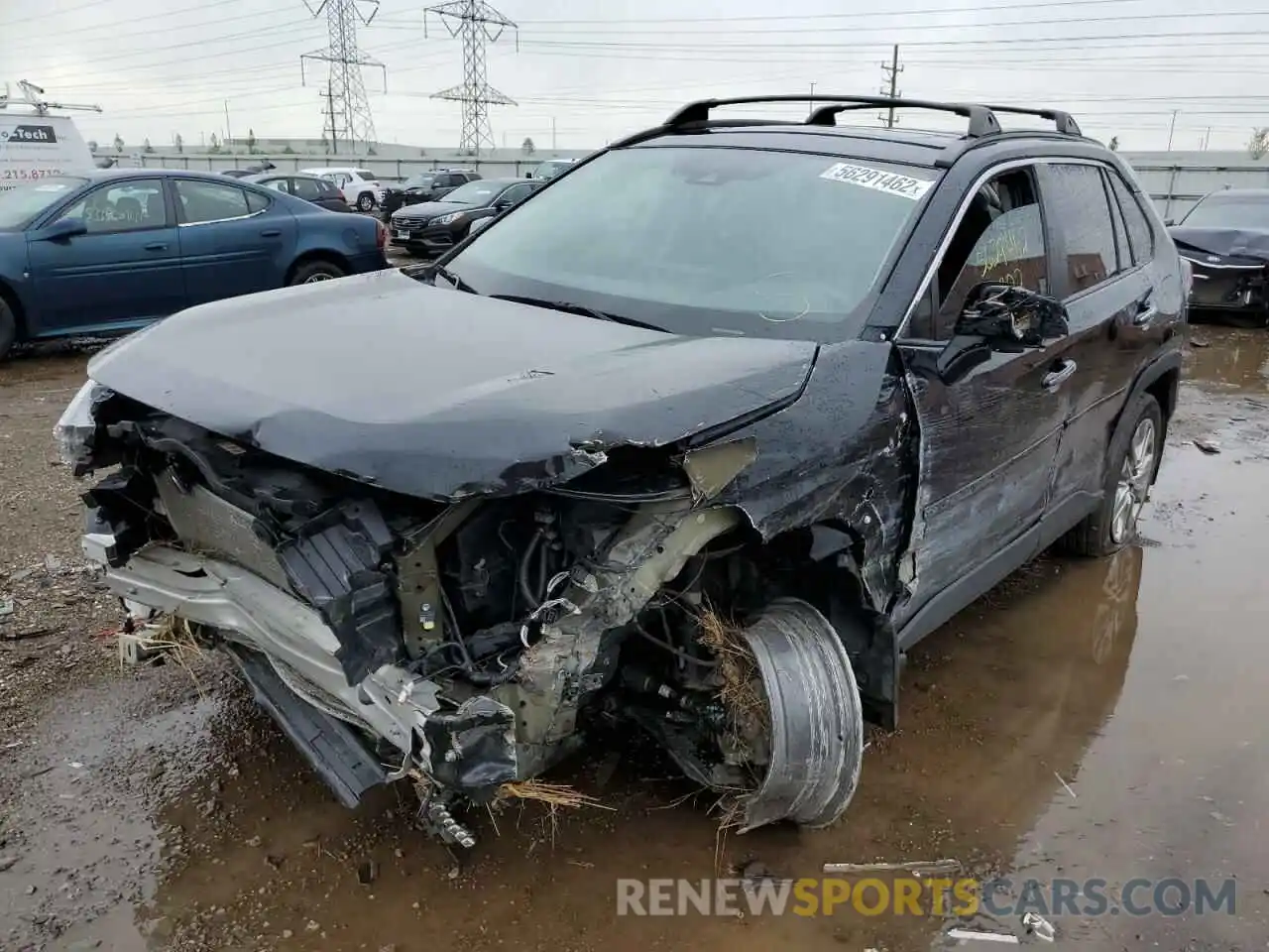 2 Photograph of a damaged car 2T3N1RFV7KW075075 TOYOTA RAV4 2019