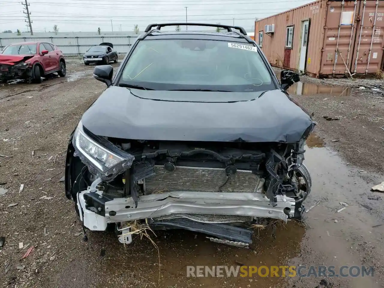 9 Photograph of a damaged car 2T3N1RFV7KW075075 TOYOTA RAV4 2019