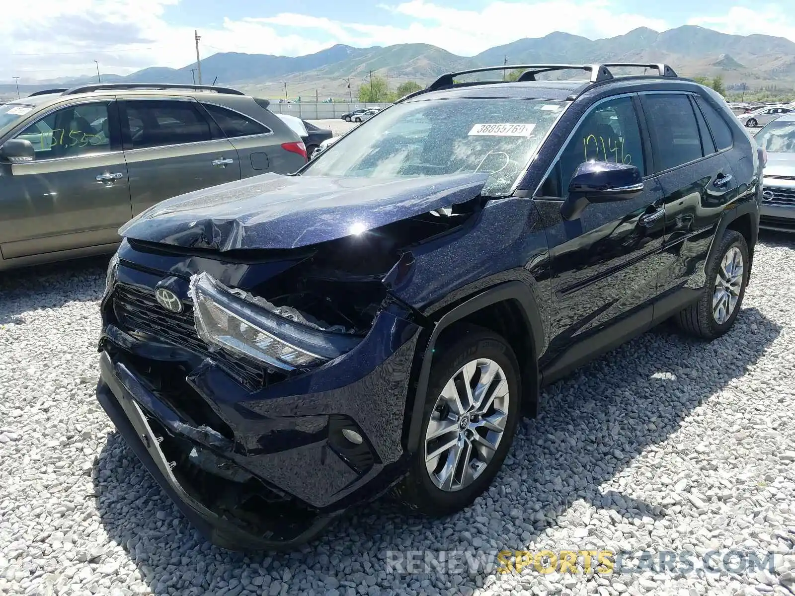 2 Photograph of a damaged car 2T3N1RFV8KC010608 TOYOTA RAV4 2019