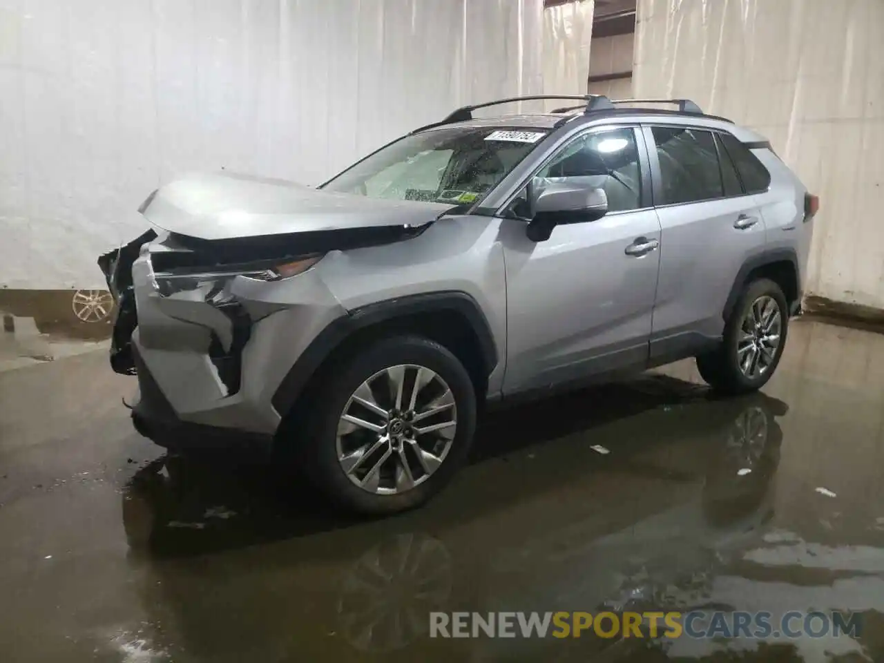 1 Photograph of a damaged car 2T3N1RFV8KC018451 TOYOTA RAV4 2019