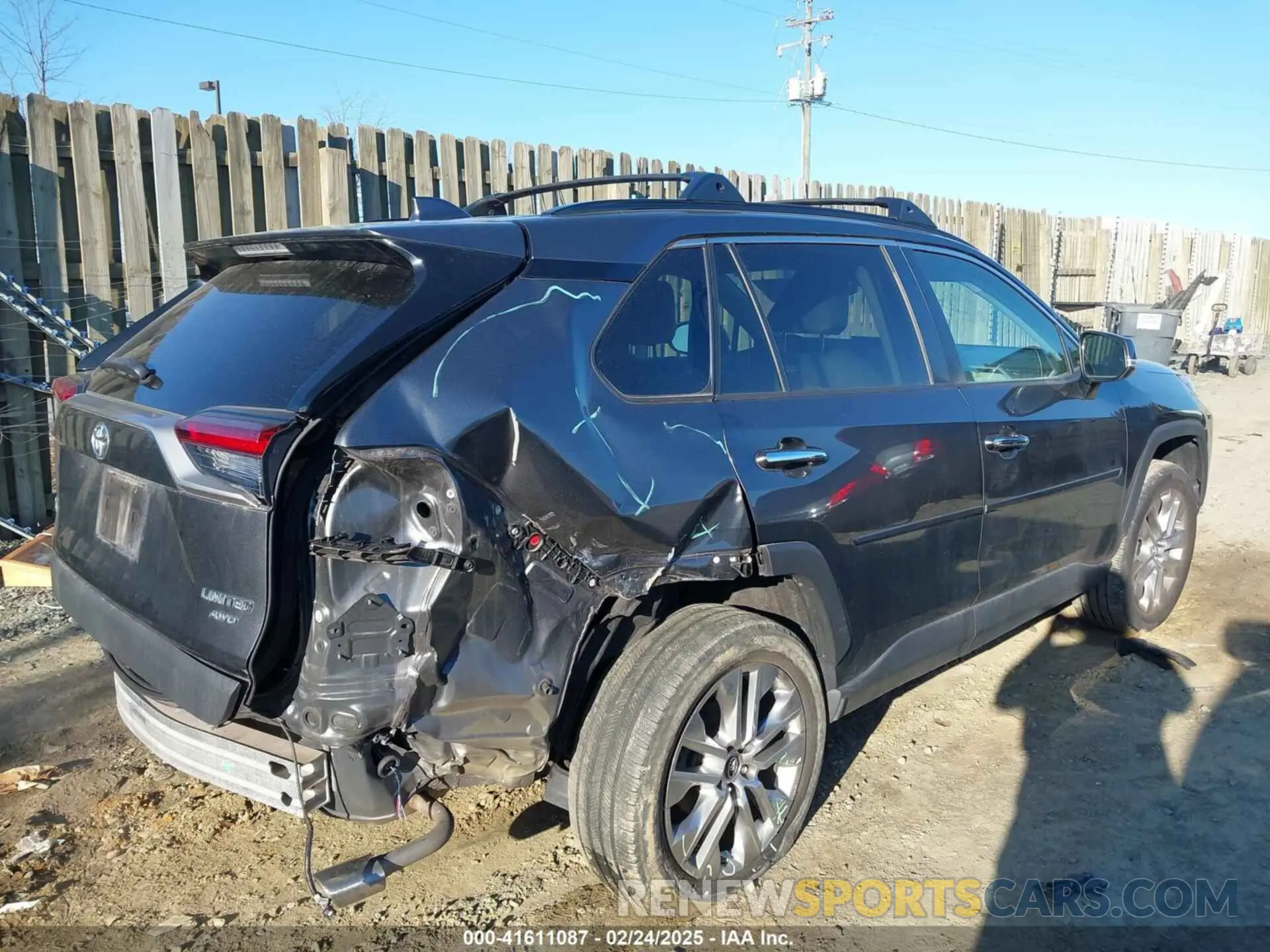 4 Photograph of a damaged car 2T3N1RFV8KC036349 TOYOTA RAV4 2019