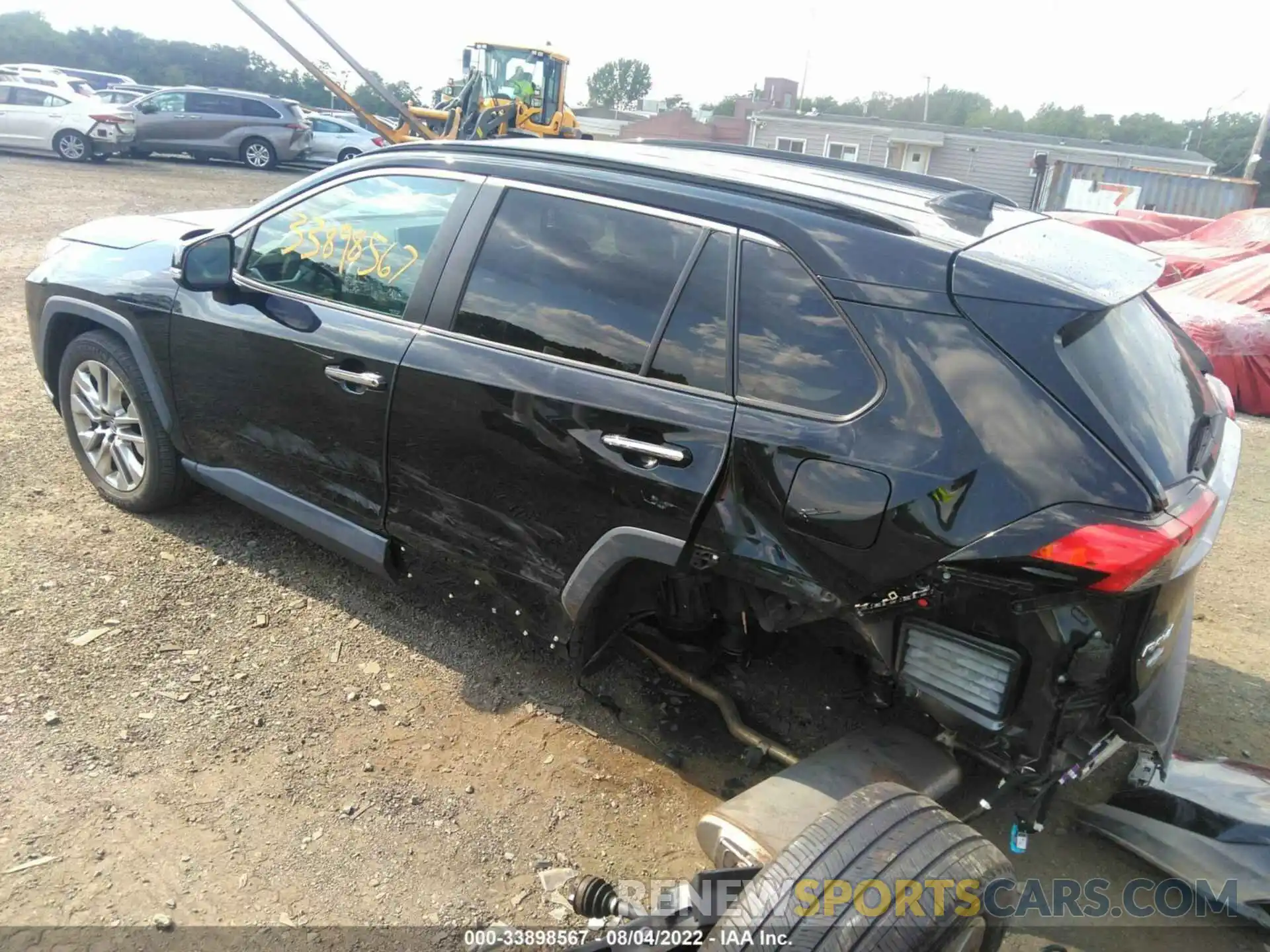 3 Photograph of a damaged car 2T3N1RFV8KW008579 TOYOTA RAV4 2019