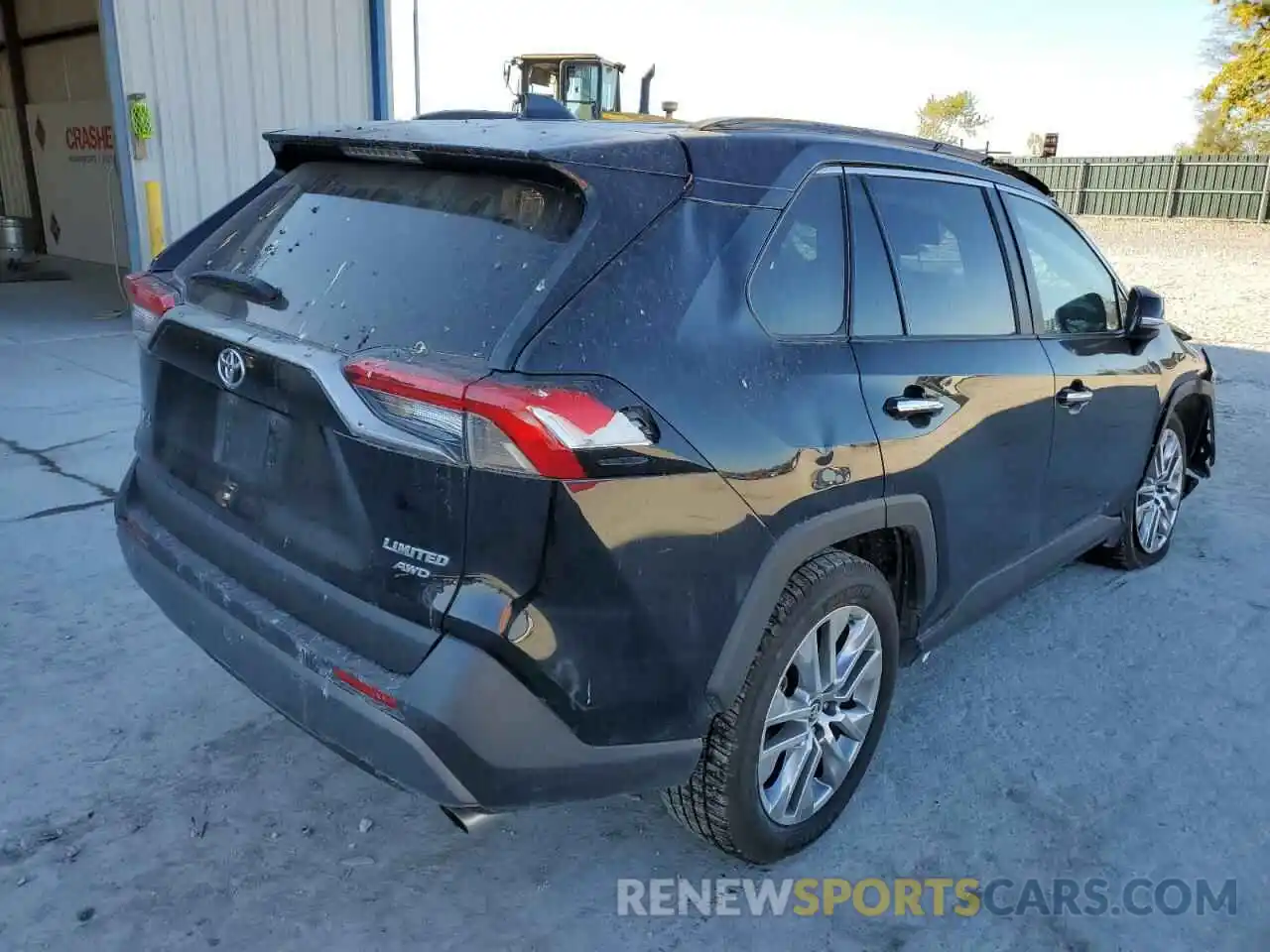 4 Photograph of a damaged car 2T3N1RFV8KW078650 TOYOTA RAV4 2019