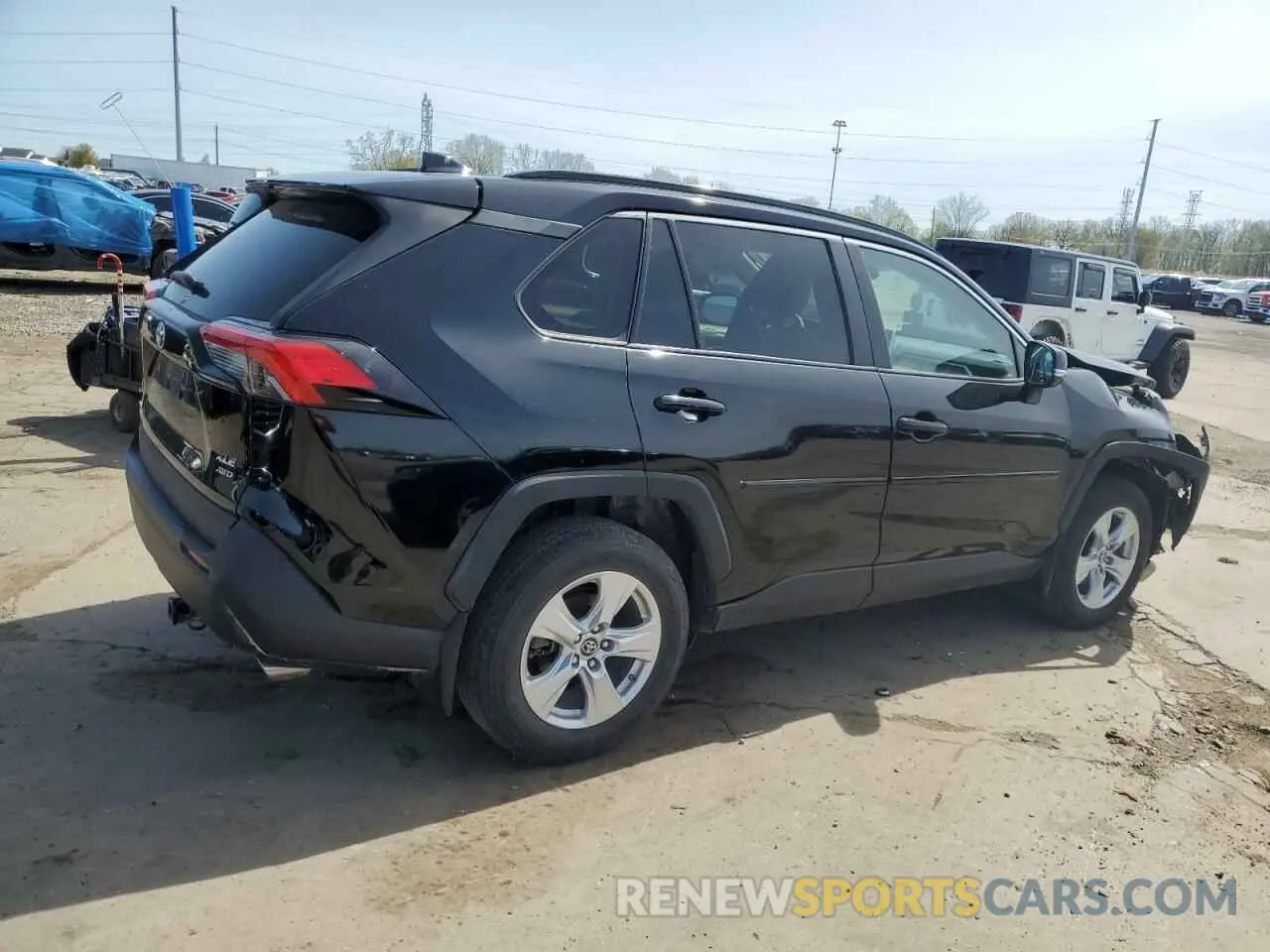 3 Photograph of a damaged car 2T3P1RFV0KC002169 TOYOTA RAV4 2019