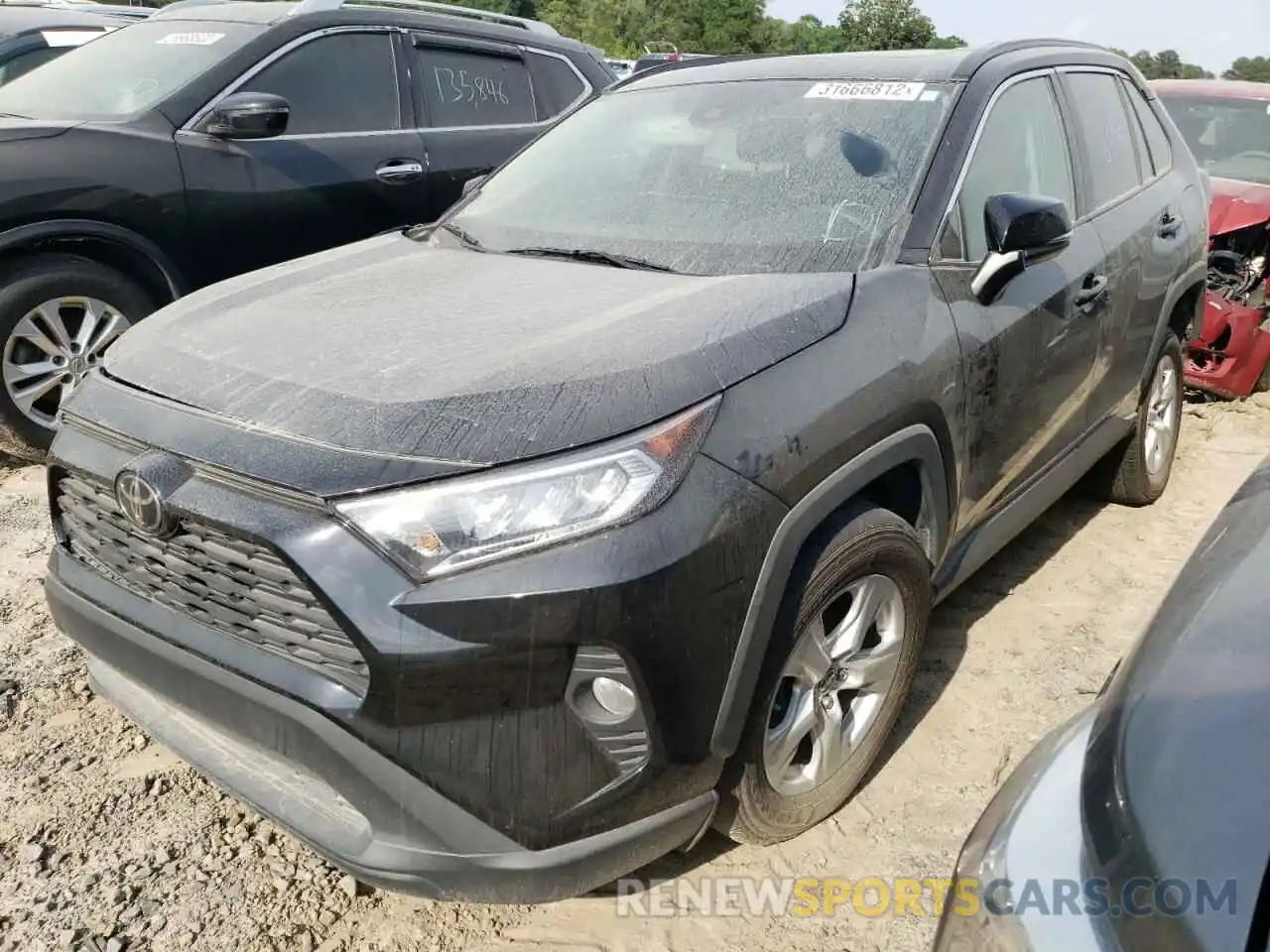 2 Photograph of a damaged car 2T3P1RFV0KC002544 TOYOTA RAV4 2019