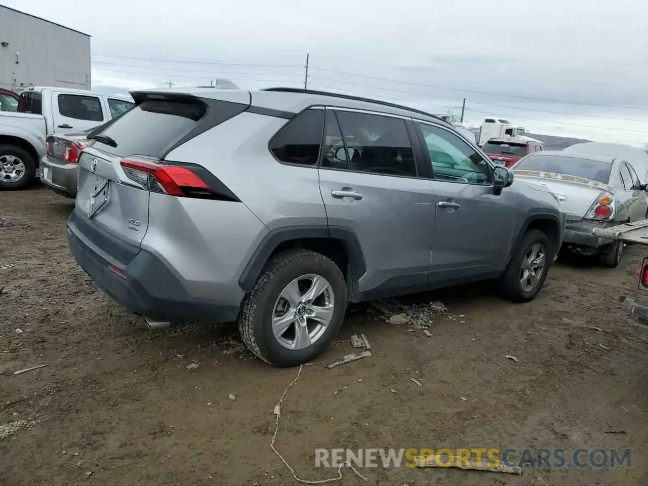 3 Photograph of a damaged car 2T3P1RFV0KC007369 TOYOTA RAV4 2019