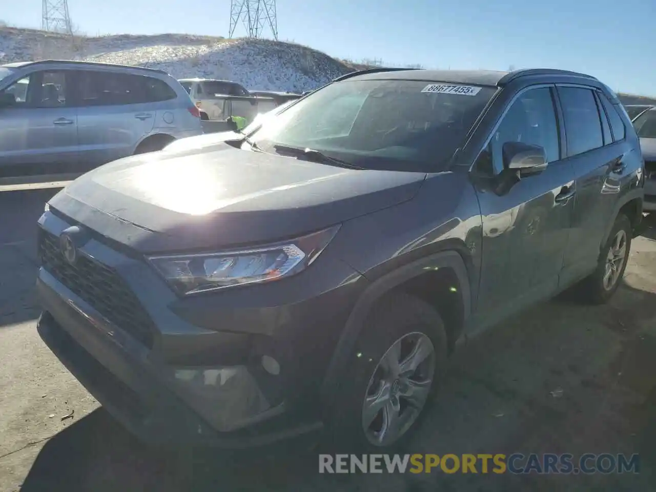 1 Photograph of a damaged car 2T3P1RFV0KC008425 TOYOTA RAV4 2019