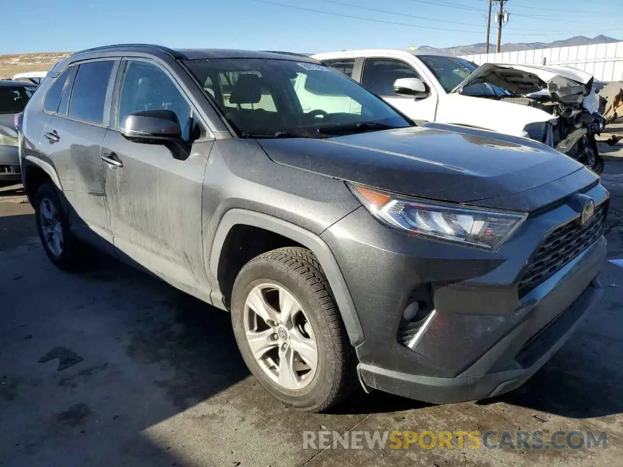 4 Photograph of a damaged car 2T3P1RFV0KC008425 TOYOTA RAV4 2019