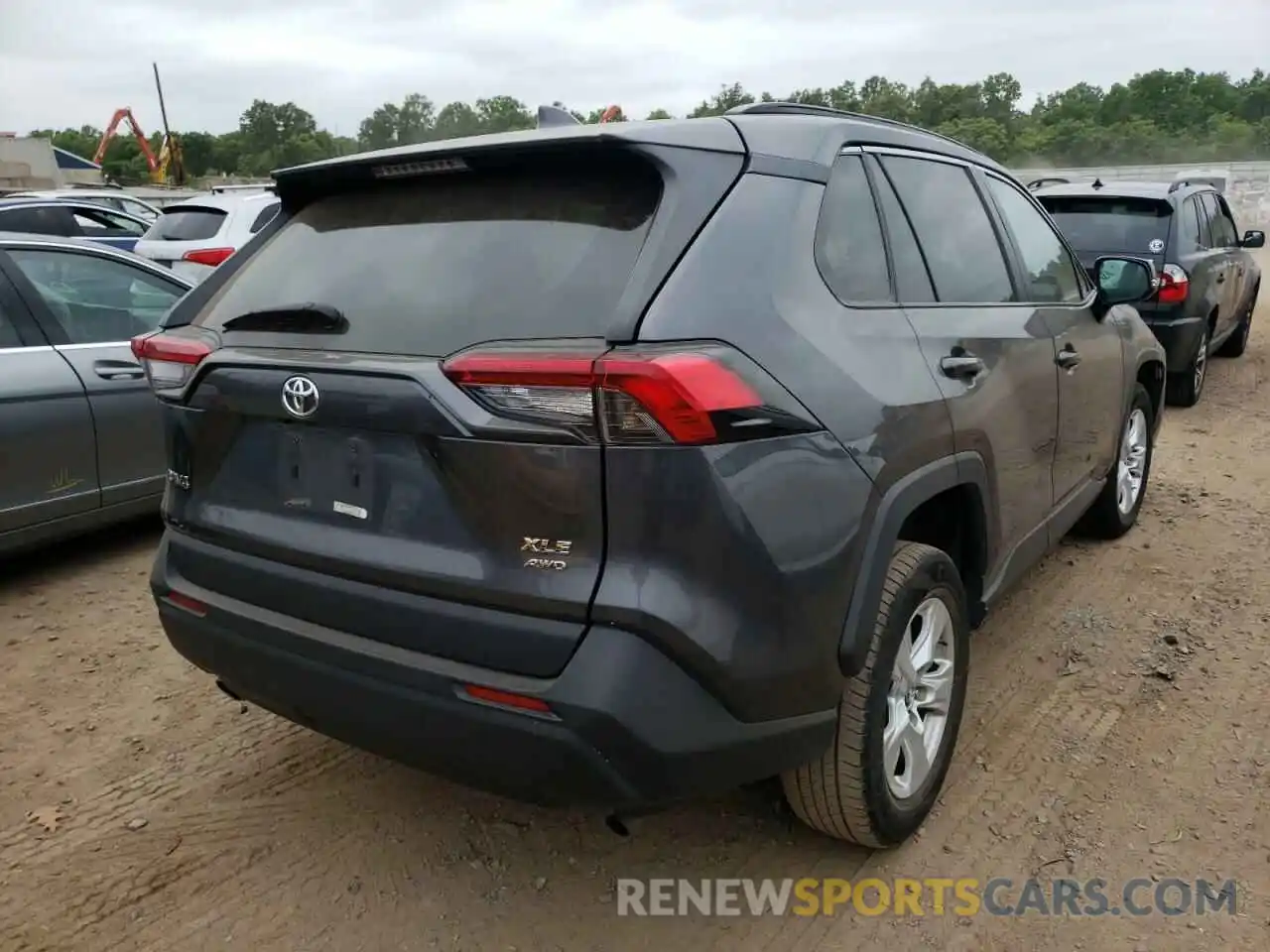 4 Photograph of a damaged car 2T3P1RFV0KC016444 TOYOTA RAV4 2019