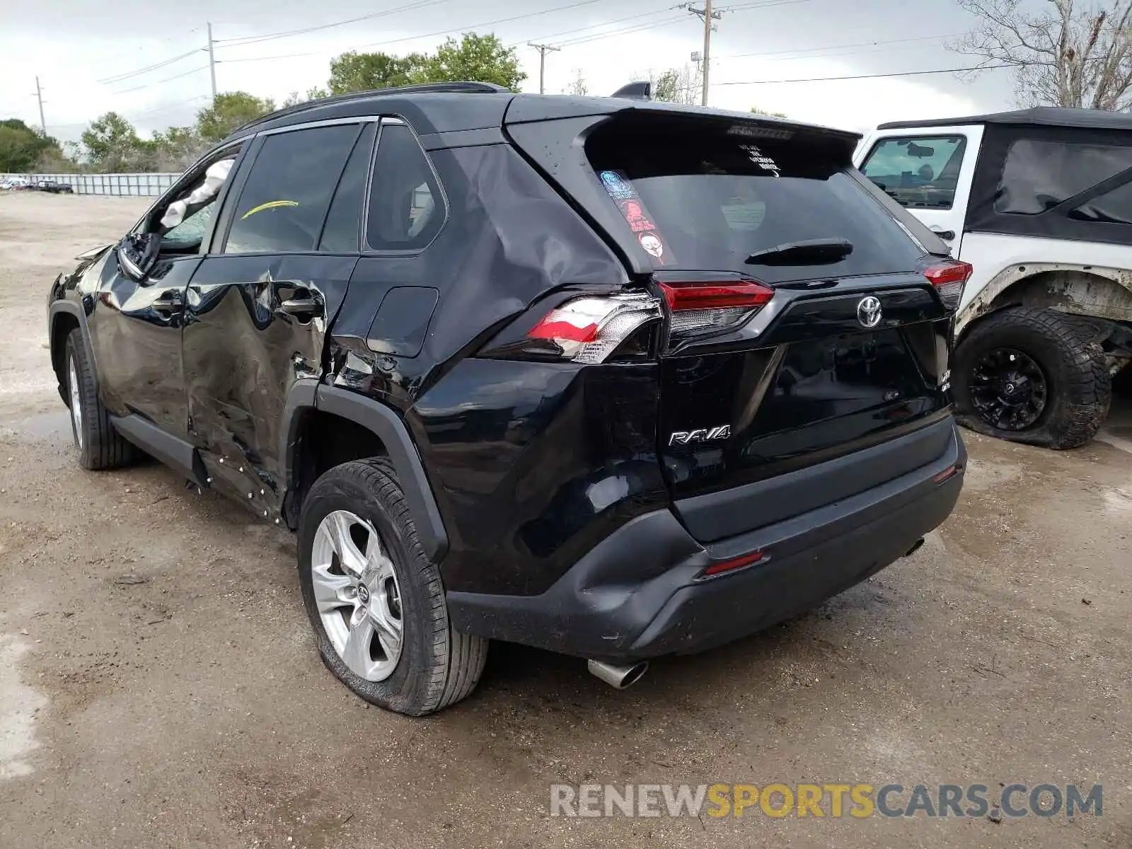 3 Photograph of a damaged car 2T3P1RFV0KC018775 TOYOTA RAV4 2019