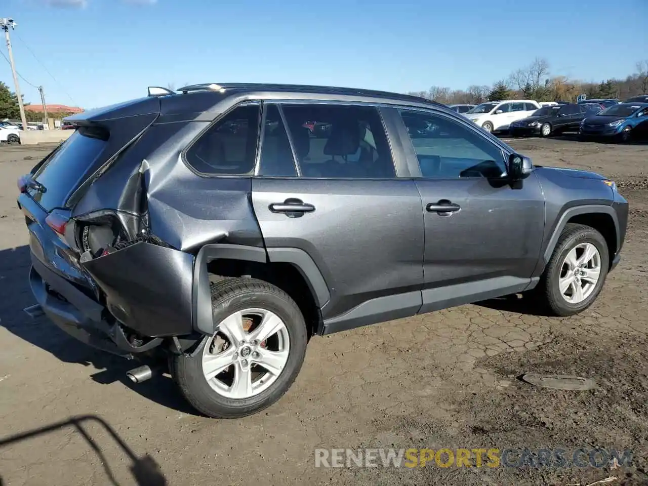 3 Photograph of a damaged car 2T3P1RFV0KC023975 TOYOTA RAV4 2019