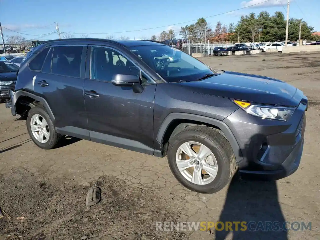 4 Photograph of a damaged car 2T3P1RFV0KC023975 TOYOTA RAV4 2019