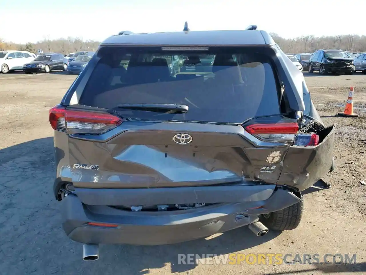 6 Photograph of a damaged car 2T3P1RFV0KC023975 TOYOTA RAV4 2019