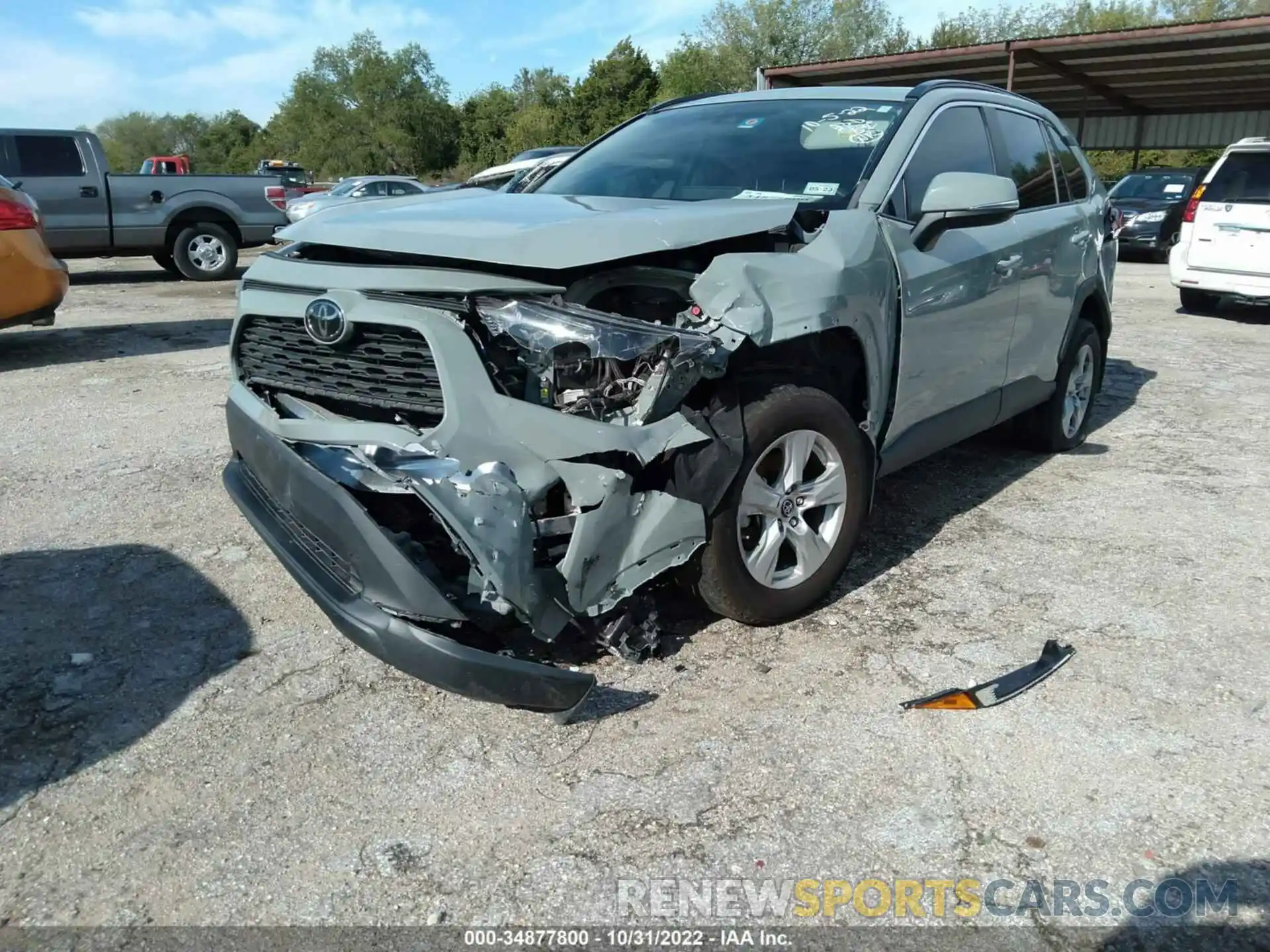 2 Photograph of a damaged car 2T3P1RFV0KC024897 TOYOTA RAV4 2019