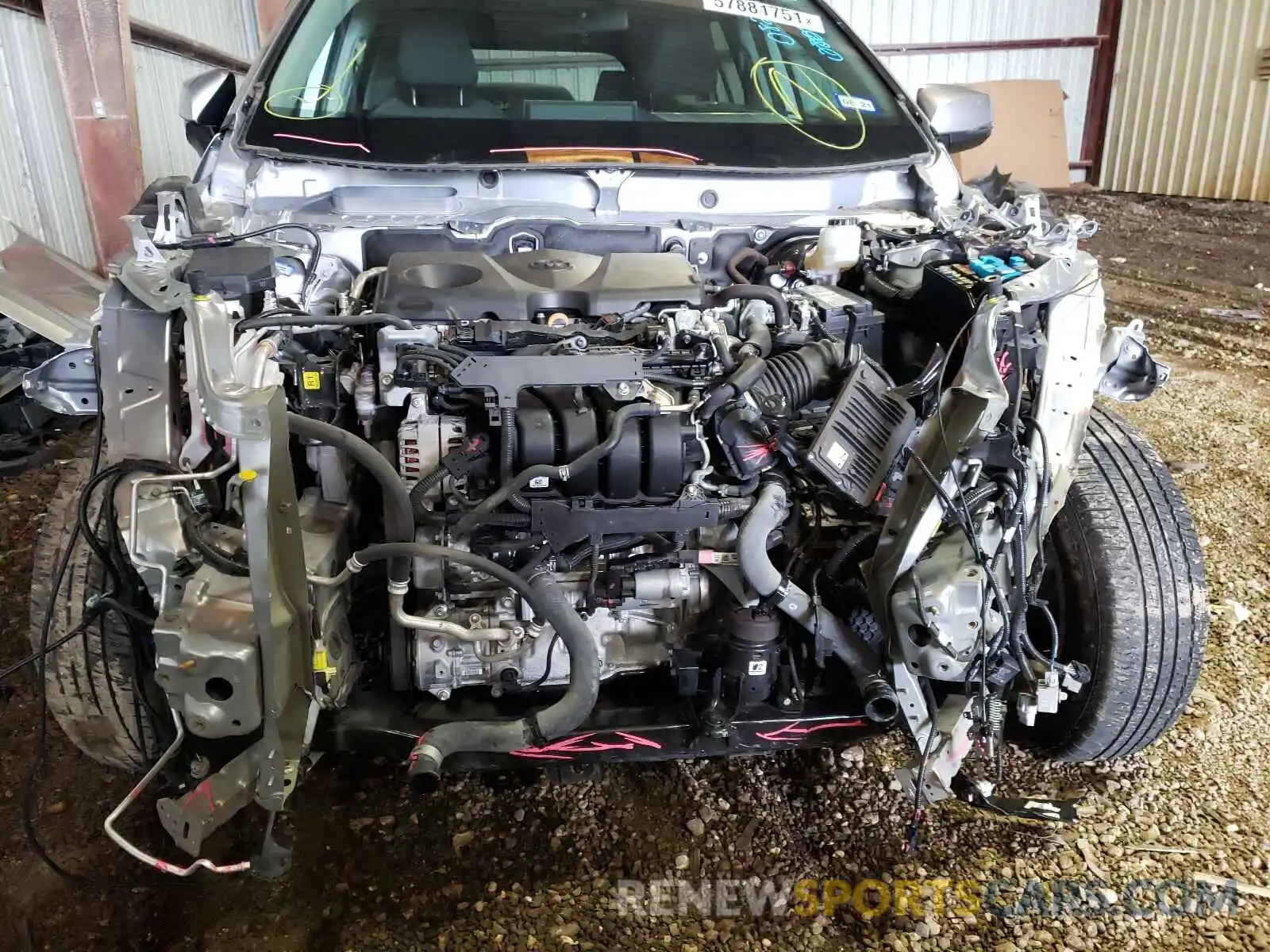 9 Photograph of a damaged car 2T3P1RFV0KC030232 TOYOTA RAV4 2019