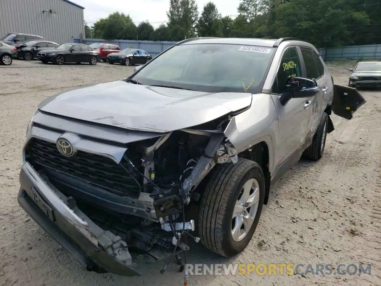 2 Photograph of a damaged car 2T3P1RFV0KC046771 TOYOTA RAV4 2019