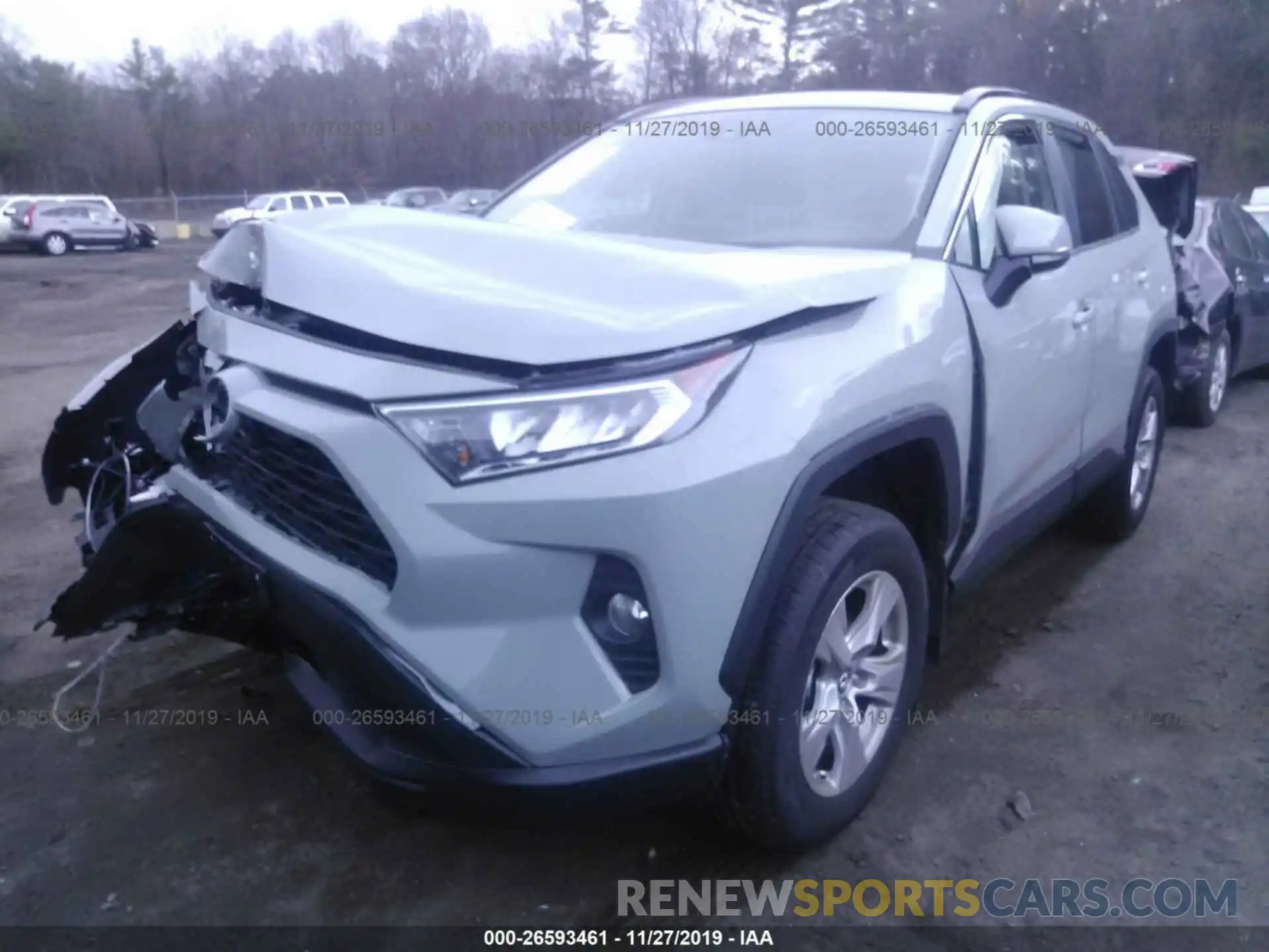 2 Photograph of a damaged car 2T3P1RFV0KC050139 TOYOTA RAV4 2019