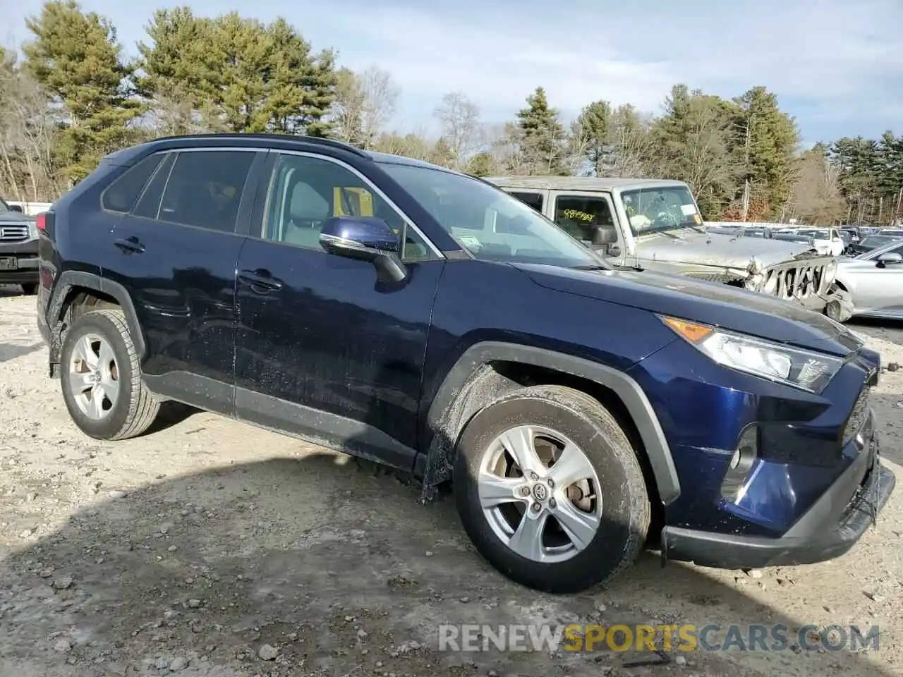 4 Photograph of a damaged car 2T3P1RFV0KC053560 TOYOTA RAV4 2019