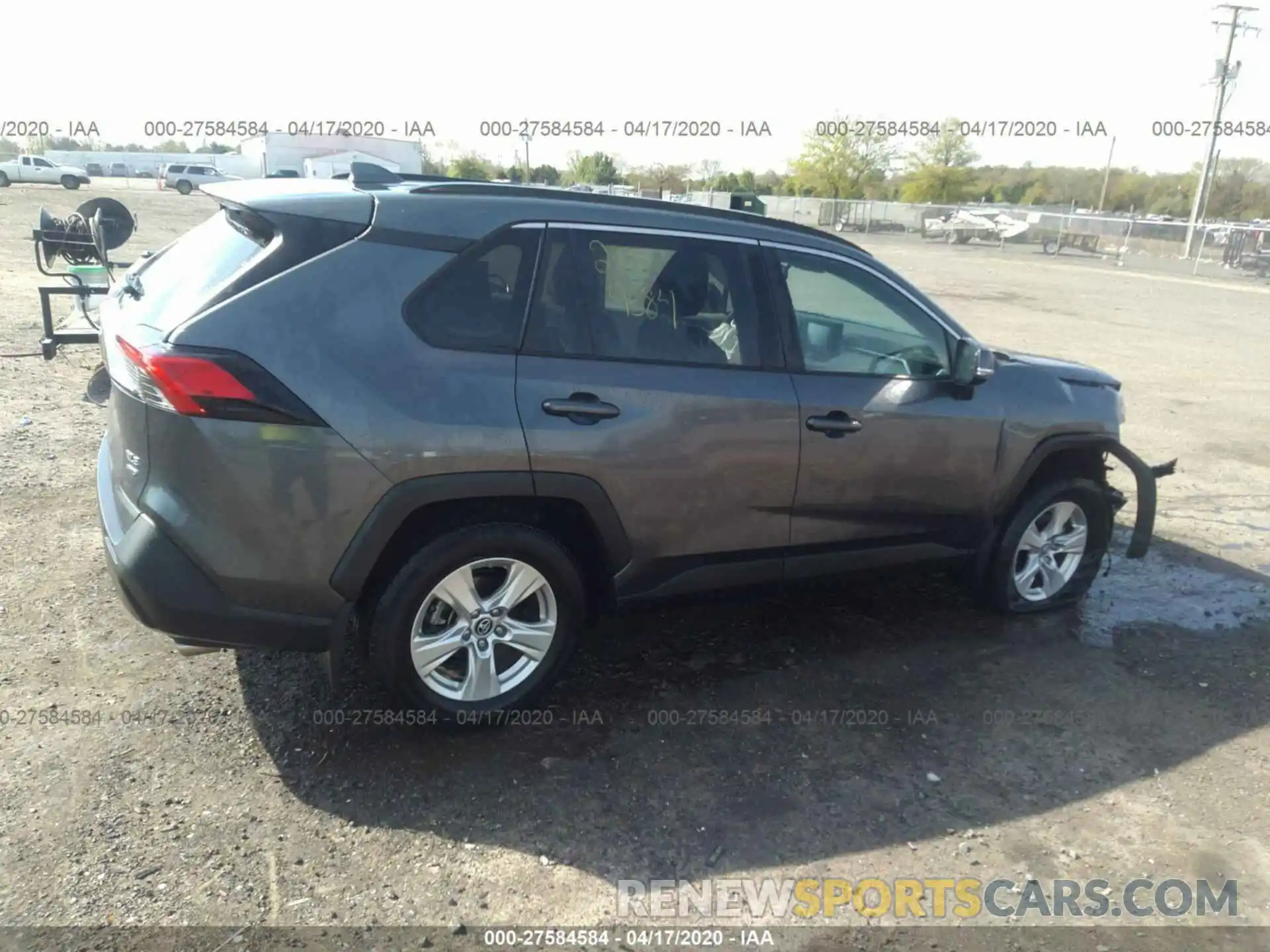 4 Photograph of a damaged car 2T3P1RFV0KC057897 TOYOTA RAV4 2019