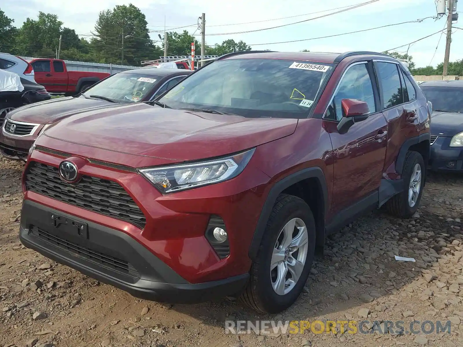 2 Photograph of a damaged car 2T3P1RFV0KC059651 TOYOTA RAV4 2019