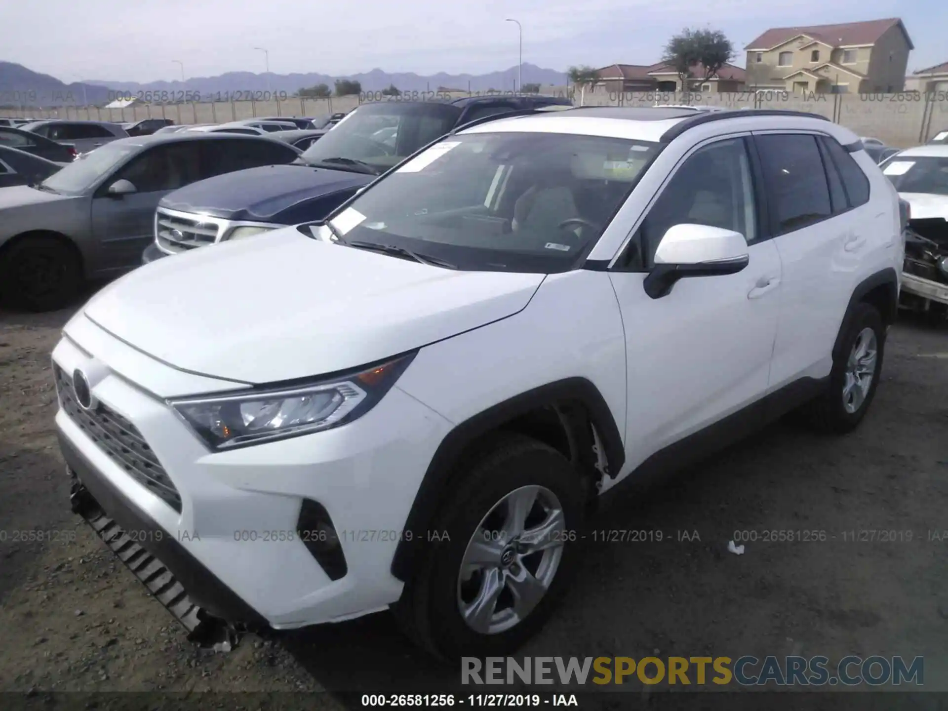 2 Photograph of a damaged car 2T3P1RFV0KW041889 TOYOTA RAV4 2019