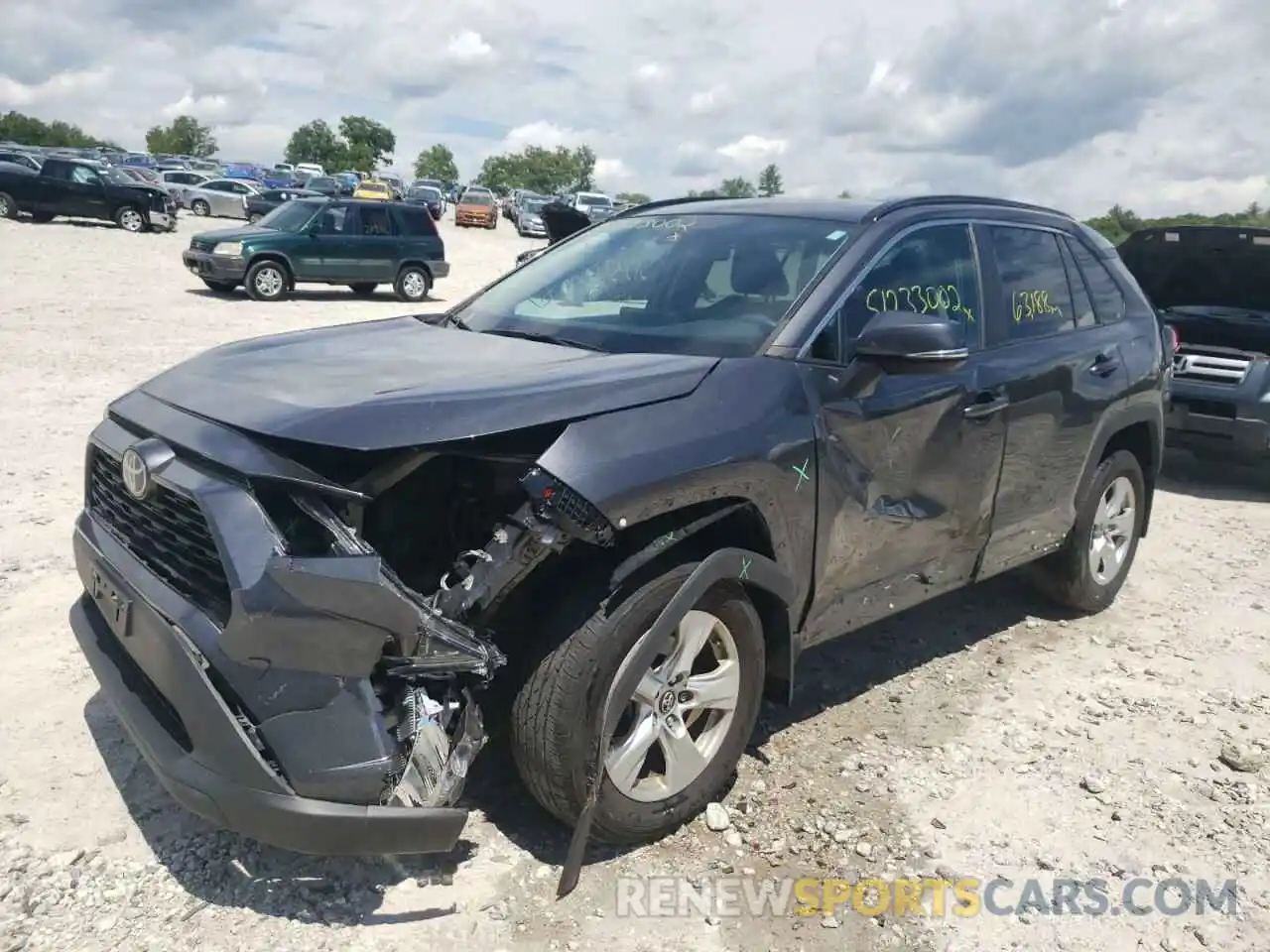 2 Photograph of a damaged car 2T3P1RFV1KC003850 TOYOTA RAV4 2019