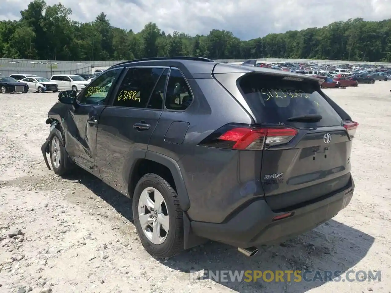 3 Photograph of a damaged car 2T3P1RFV1KC003850 TOYOTA RAV4 2019