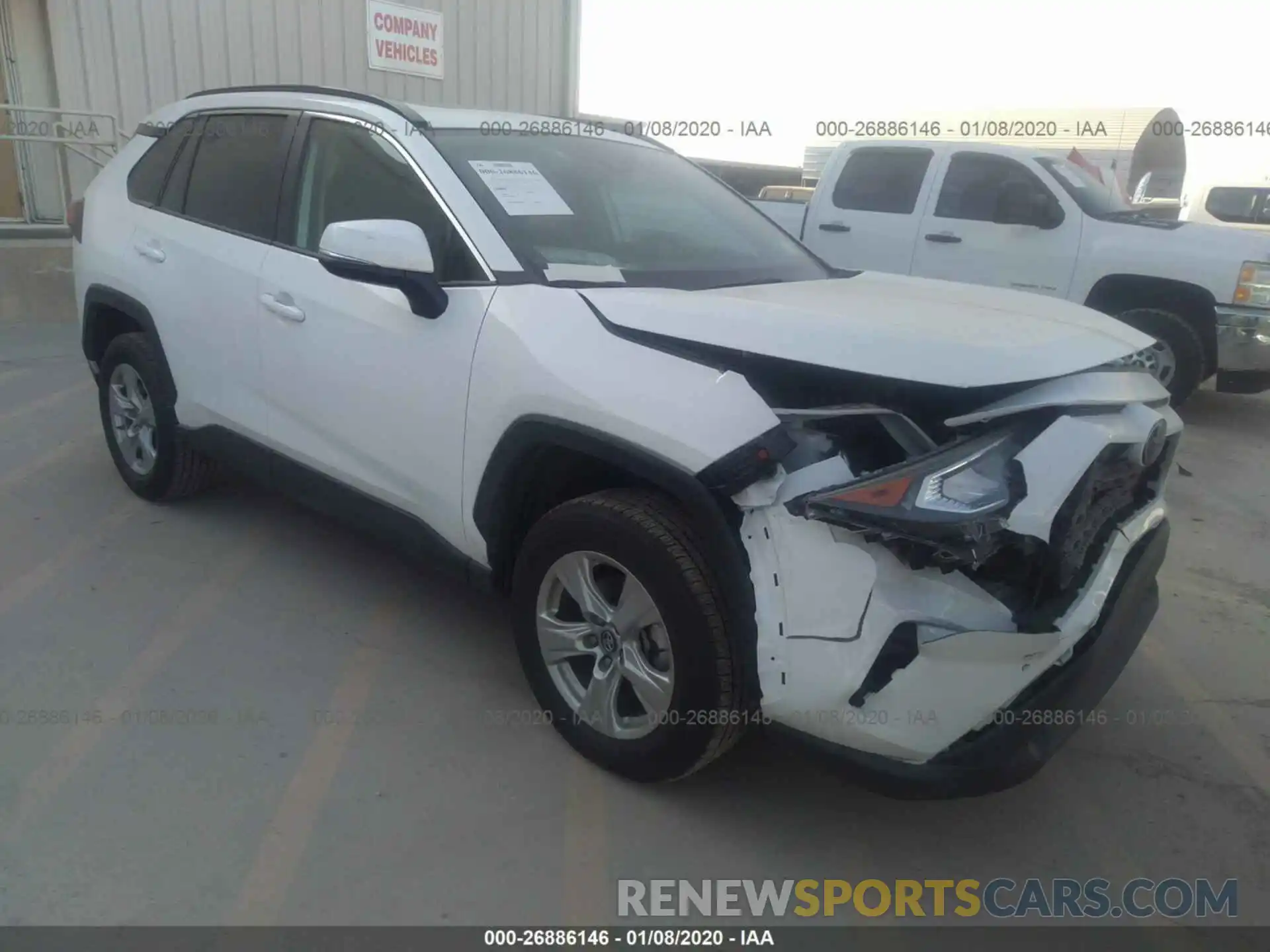 1 Photograph of a damaged car 2T3P1RFV1KC011155 TOYOTA RAV4 2019