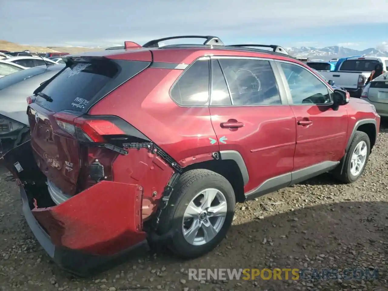 4 Photograph of a damaged car 2T3P1RFV1KC017117 TOYOTA RAV4 2019