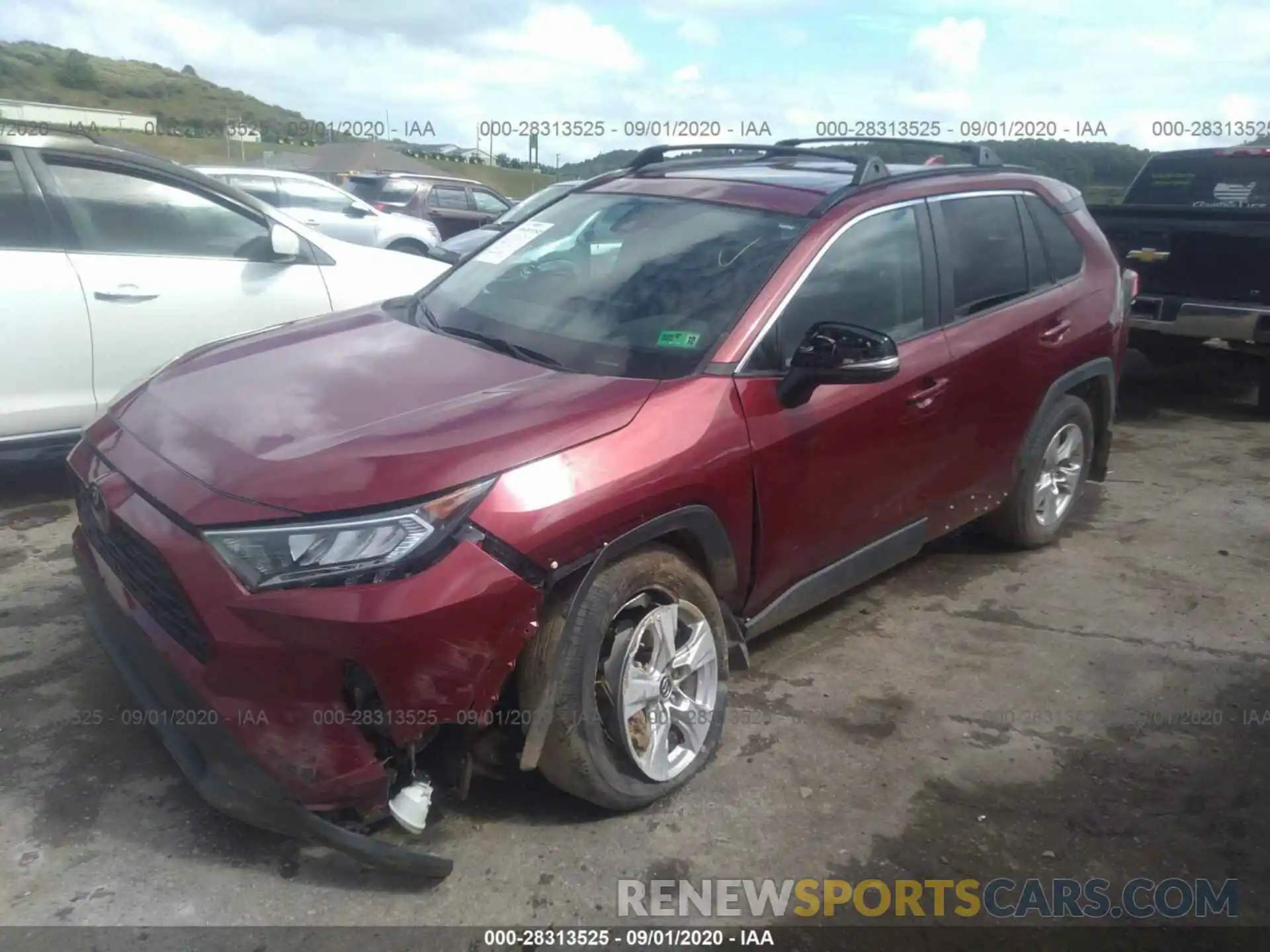 2 Photograph of a damaged car 2T3P1RFV1KW076733 TOYOTA RAV4 2019