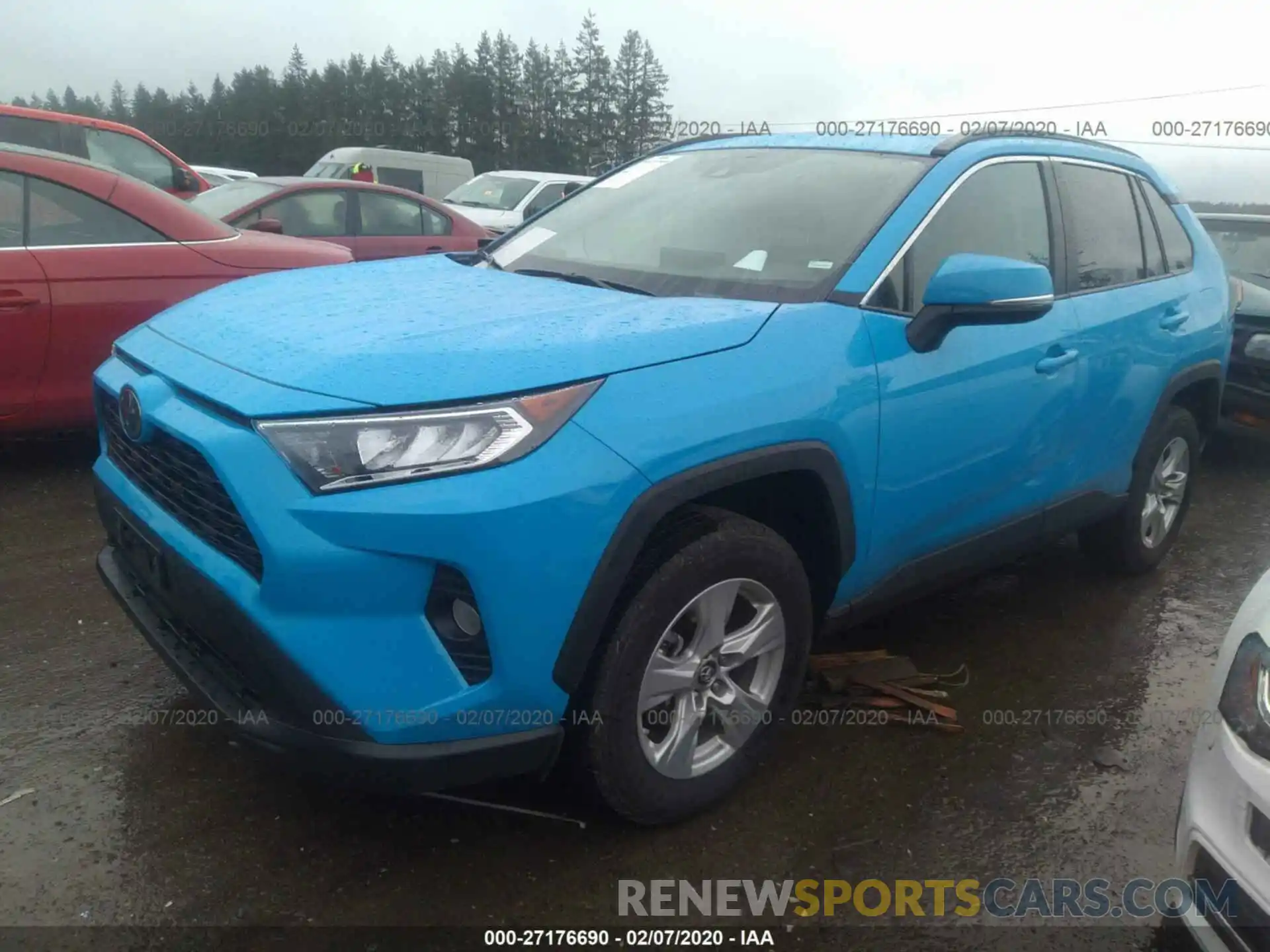 2 Photograph of a damaged car 2T3P1RFV2KC002948 TOYOTA RAV4 2019