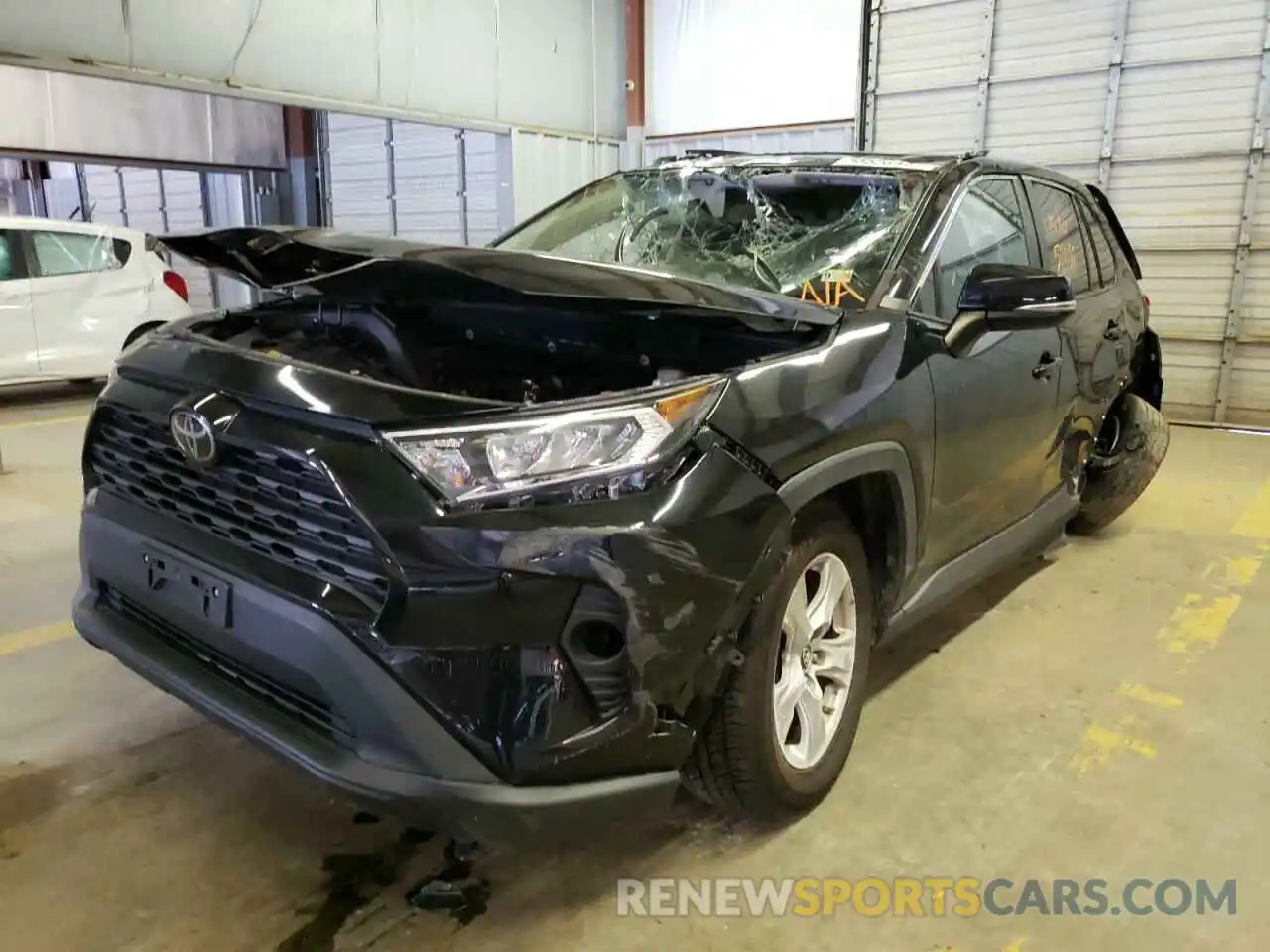 2 Photograph of a damaged car 2T3P1RFV2KC008099 TOYOTA RAV4 2019