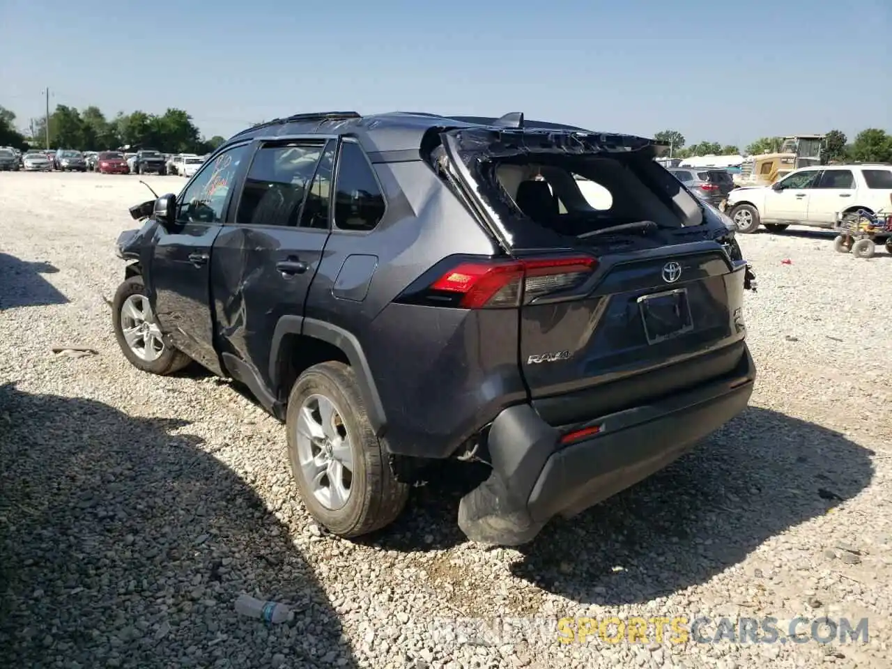 3 Photograph of a damaged car 2T3P1RFV2KC008412 TOYOTA RAV4 2019