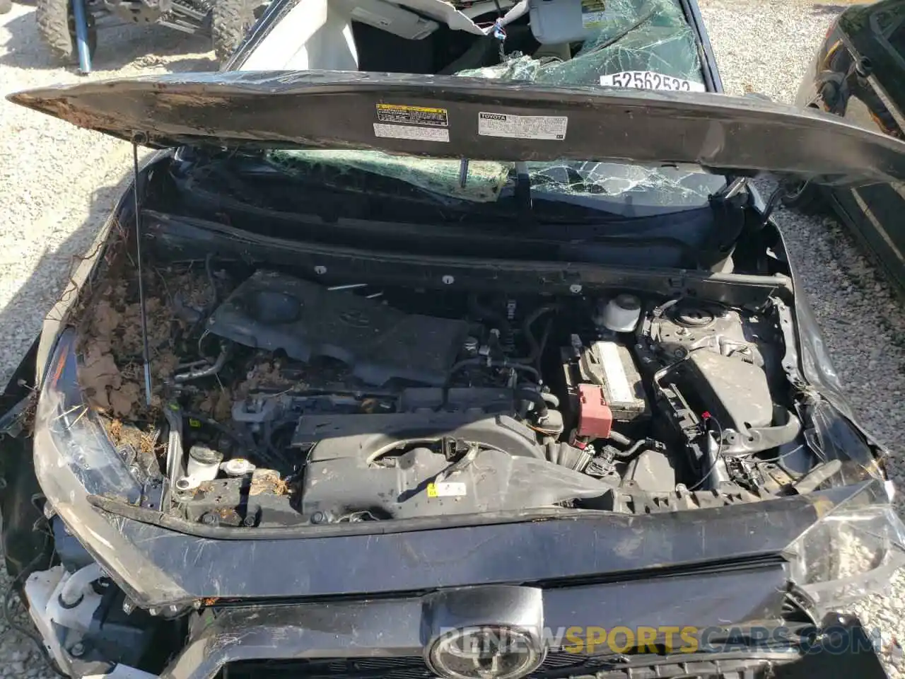 7 Photograph of a damaged car 2T3P1RFV2KC008412 TOYOTA RAV4 2019