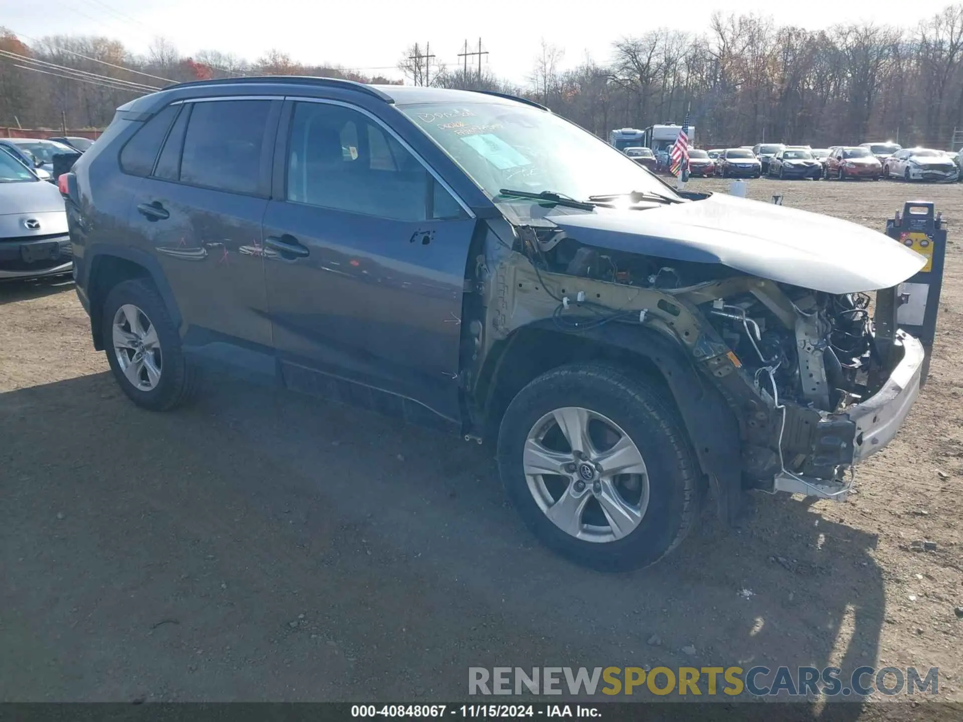 1 Photograph of a damaged car 2T3P1RFV2KC036484 TOYOTA RAV4 2019