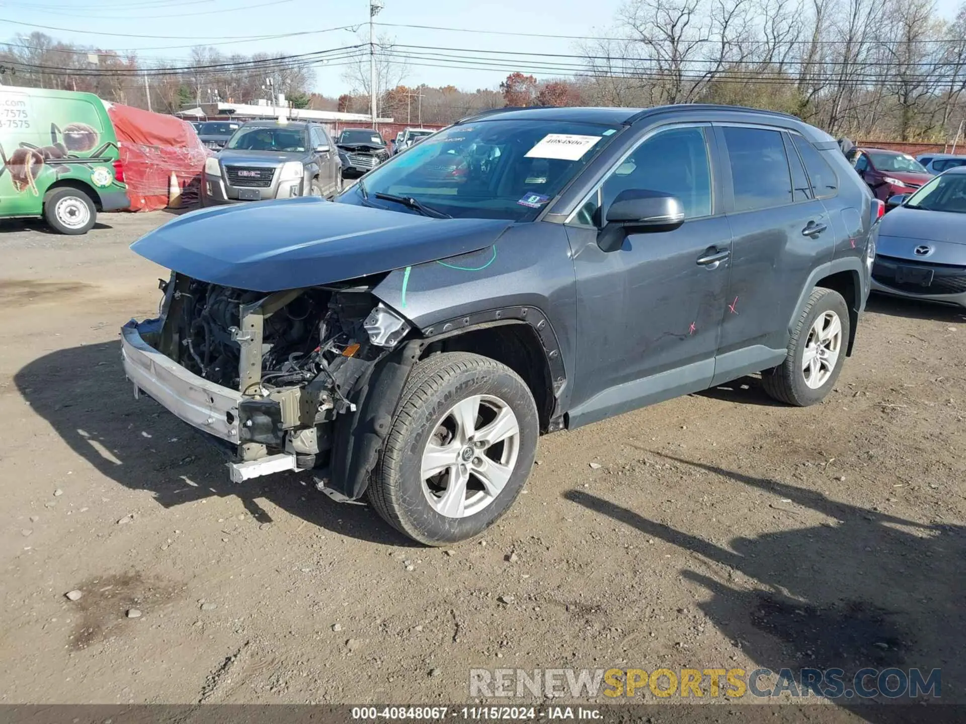 2 Photograph of a damaged car 2T3P1RFV2KC036484 TOYOTA RAV4 2019