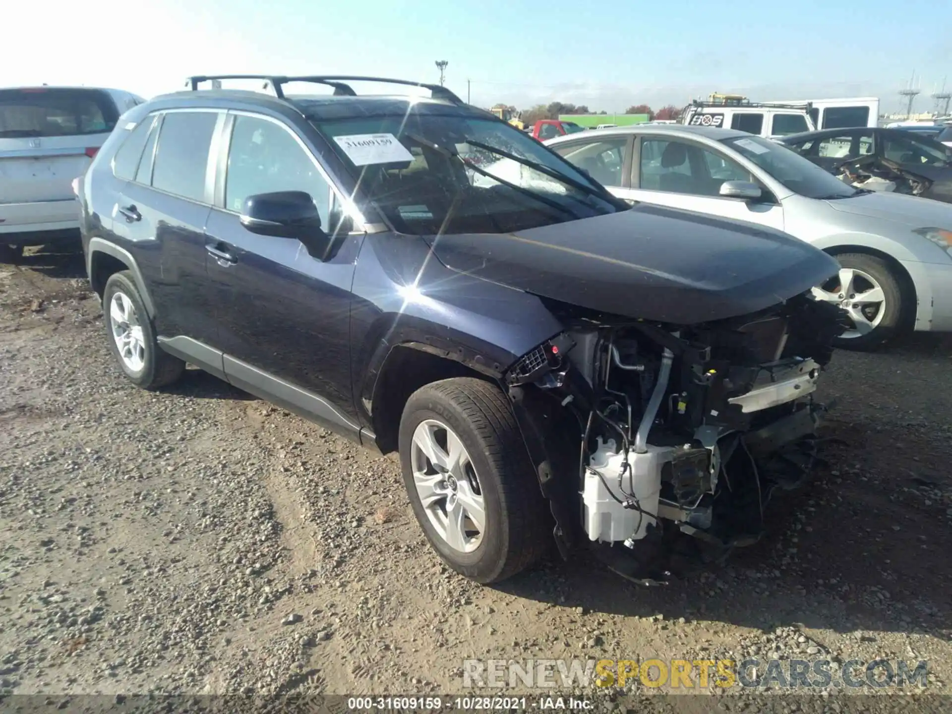 1 Photograph of a damaged car 2T3P1RFV2KC037103 TOYOTA RAV4 2019