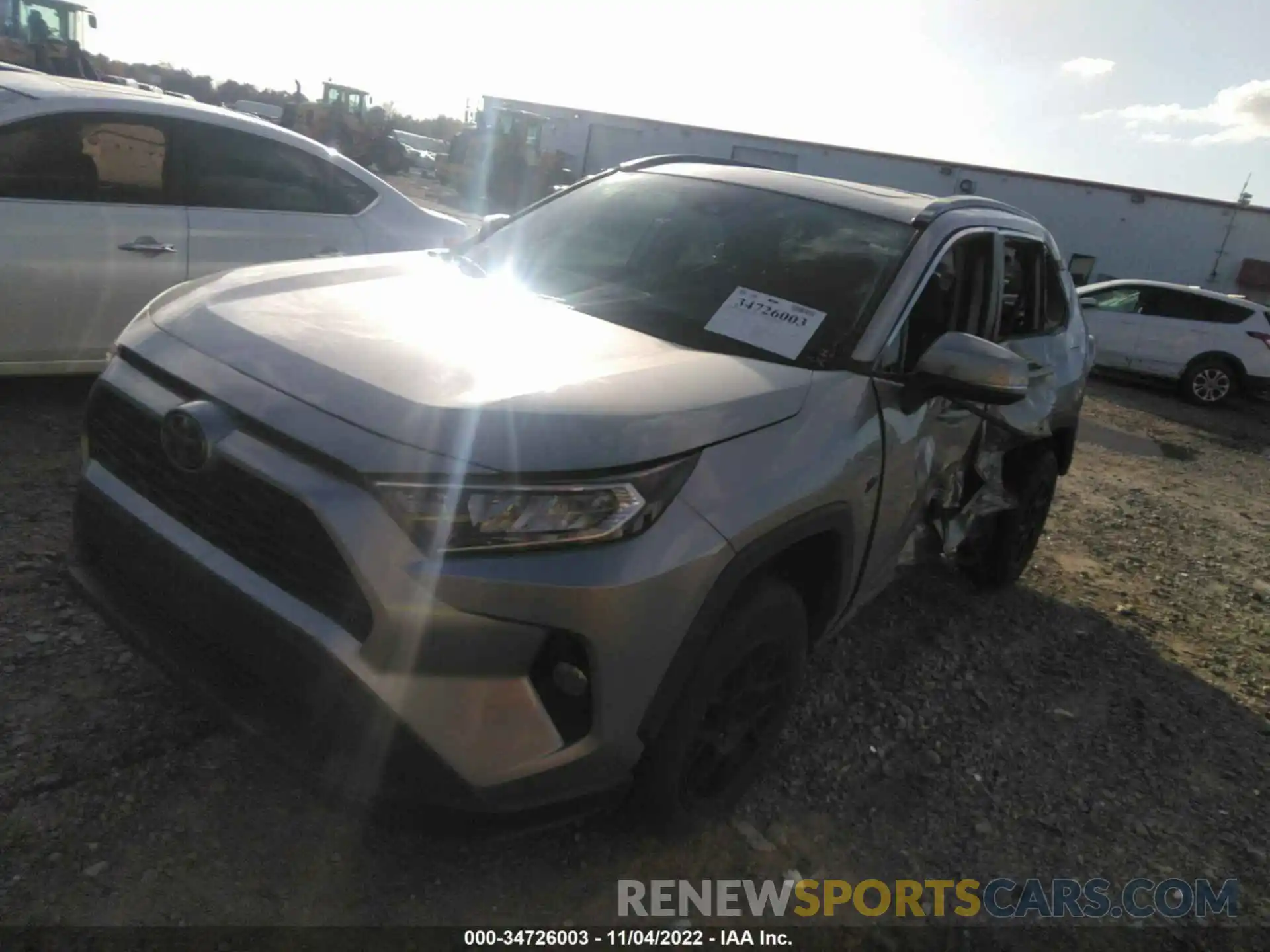 2 Photograph of a damaged car 2T3P1RFV2KC039126 TOYOTA RAV4 2019