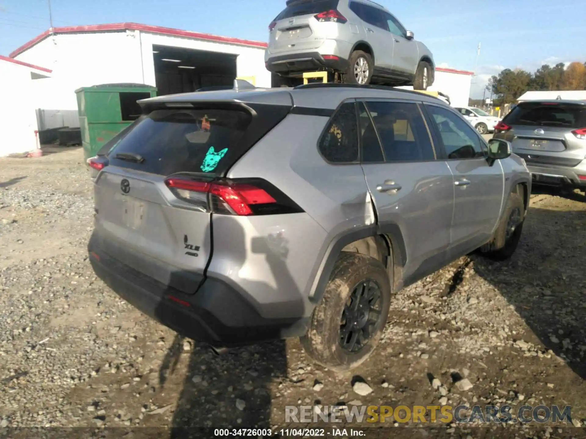 4 Photograph of a damaged car 2T3P1RFV2KC039126 TOYOTA RAV4 2019