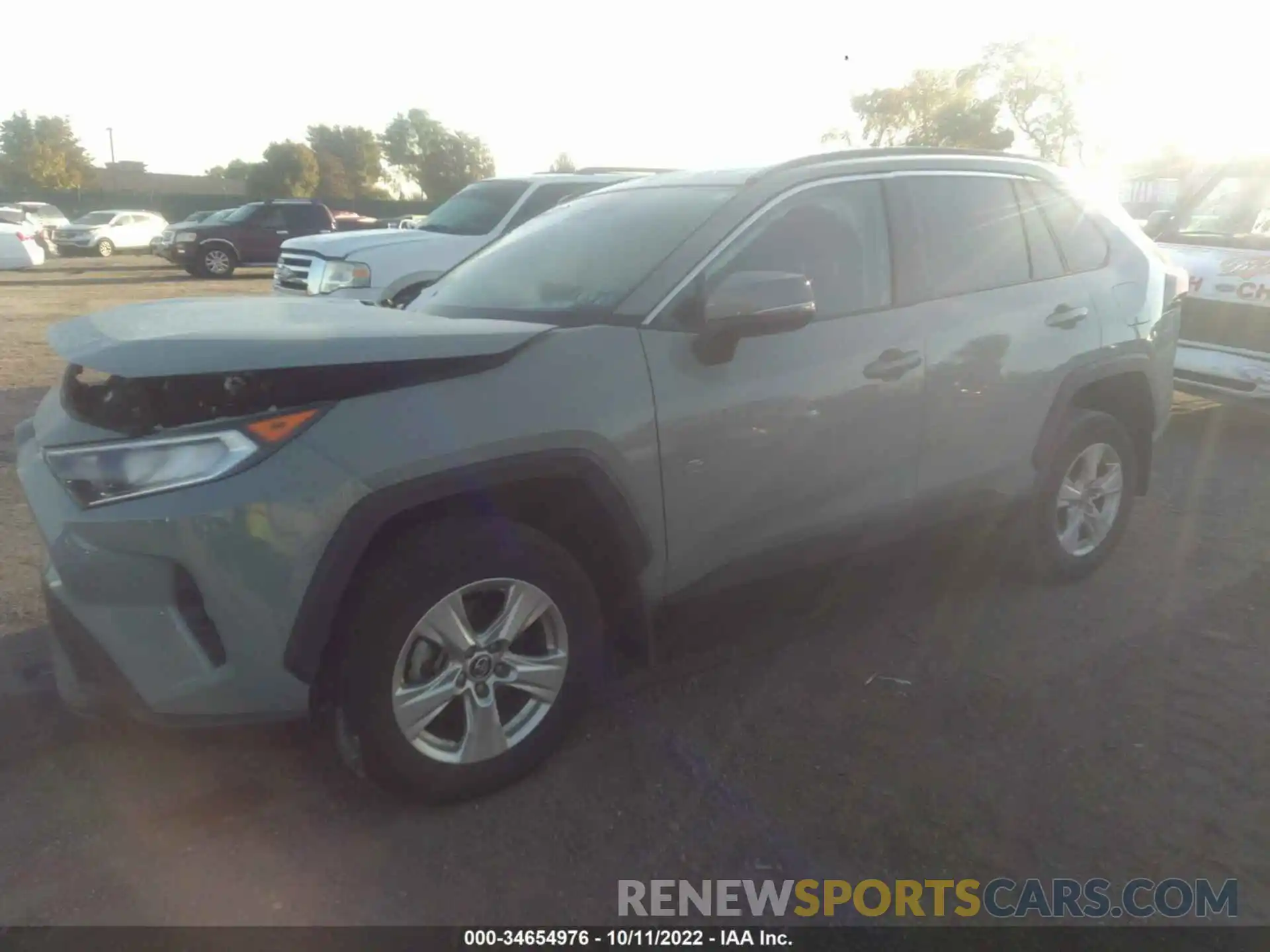 2 Photograph of a damaged car 2T3P1RFV2KC045217 TOYOTA RAV4 2019