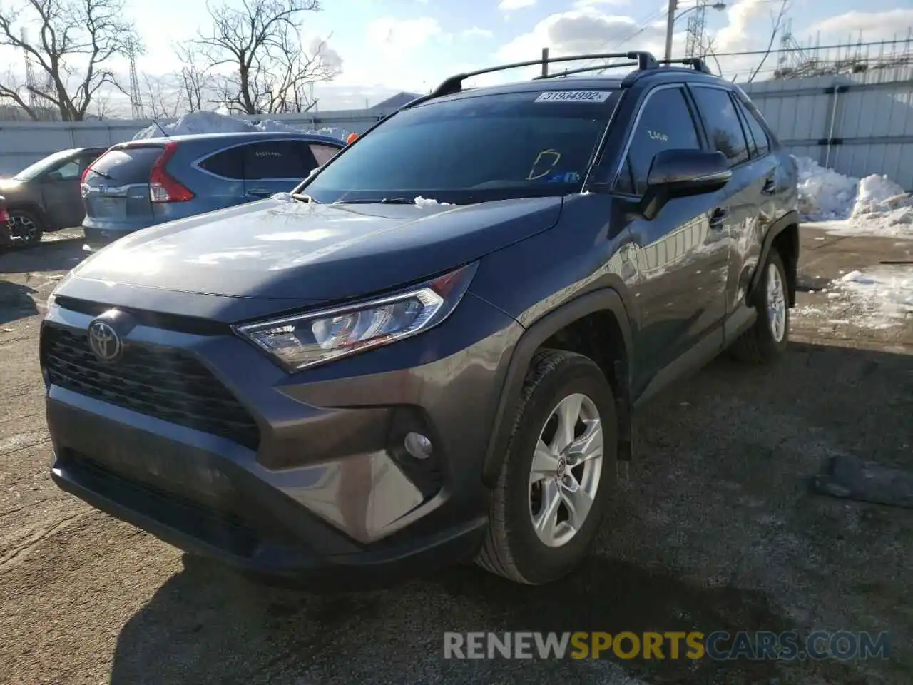 2 Photograph of a damaged car 2T3P1RFV2KC051146 TOYOTA RAV4 2019