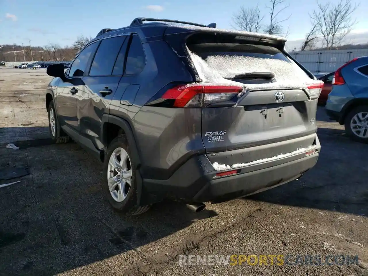 3 Photograph of a damaged car 2T3P1RFV2KC051146 TOYOTA RAV4 2019