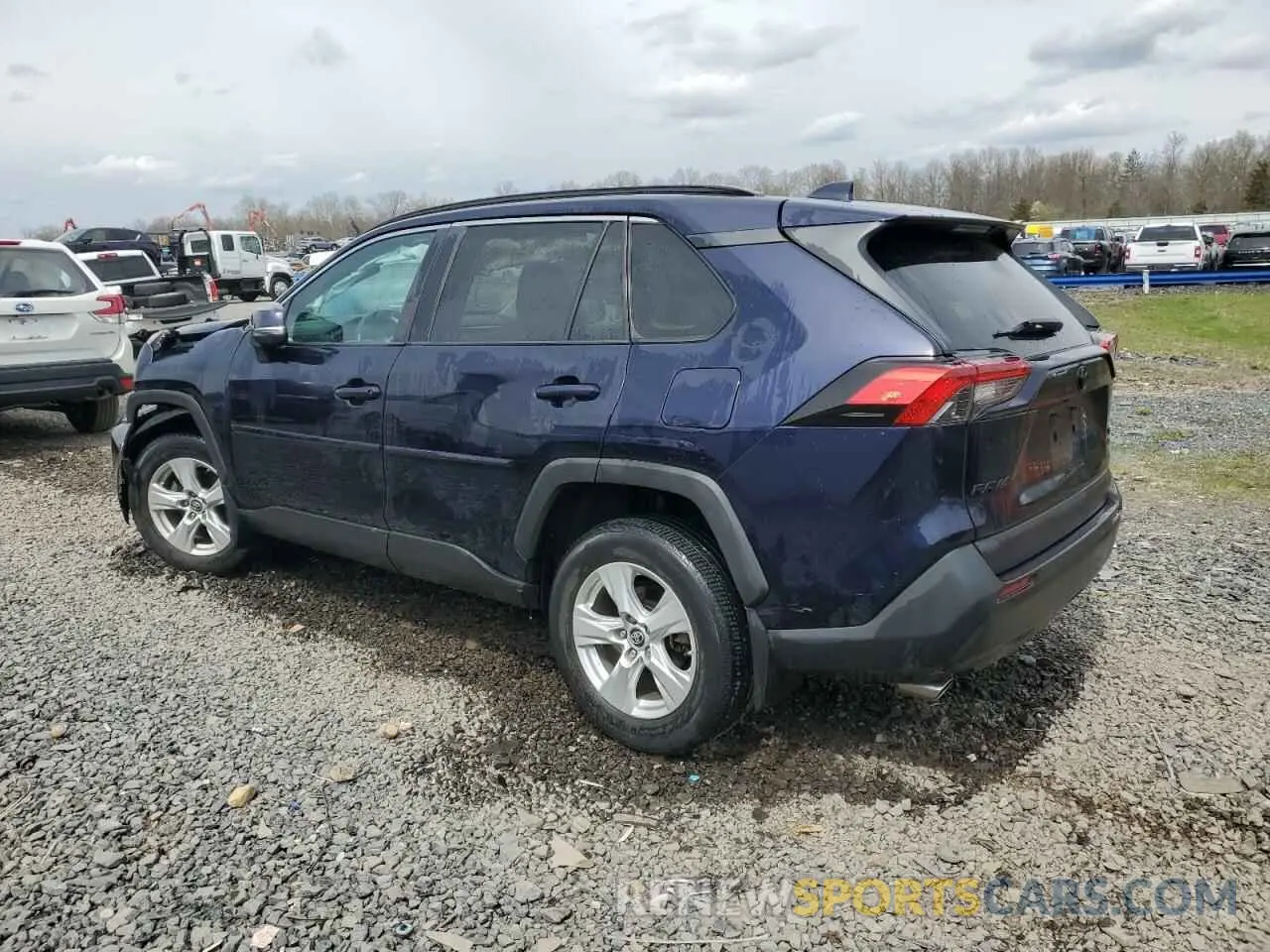 2 Photograph of a damaged car 2T3P1RFV2KC053799 TOYOTA RAV4 2019