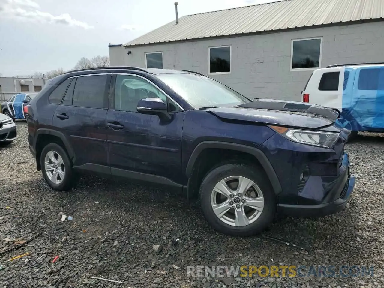 4 Photograph of a damaged car 2T3P1RFV2KC053799 TOYOTA RAV4 2019